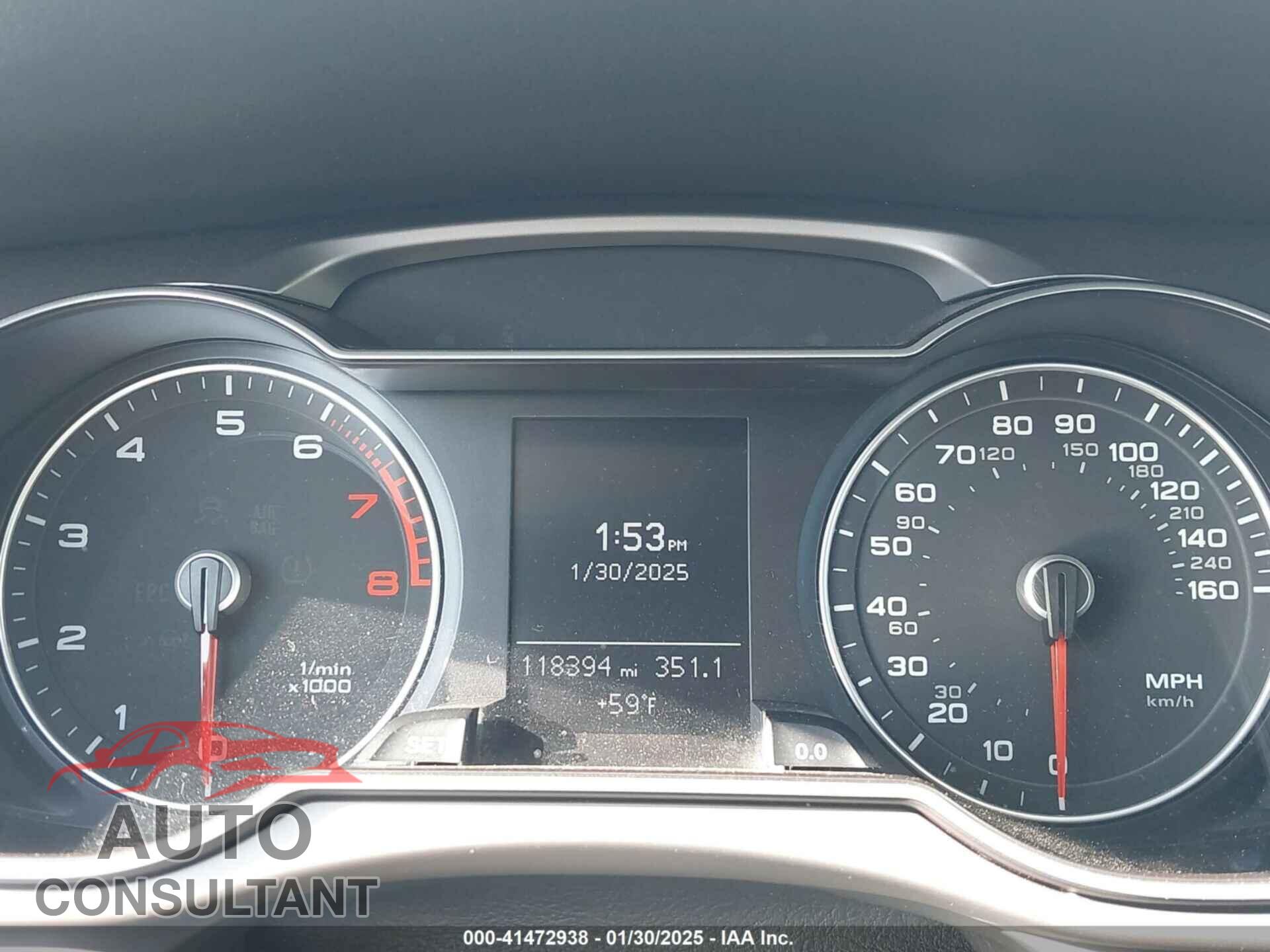 AUDI A4 2013 - WAUAFAFL2DN022954