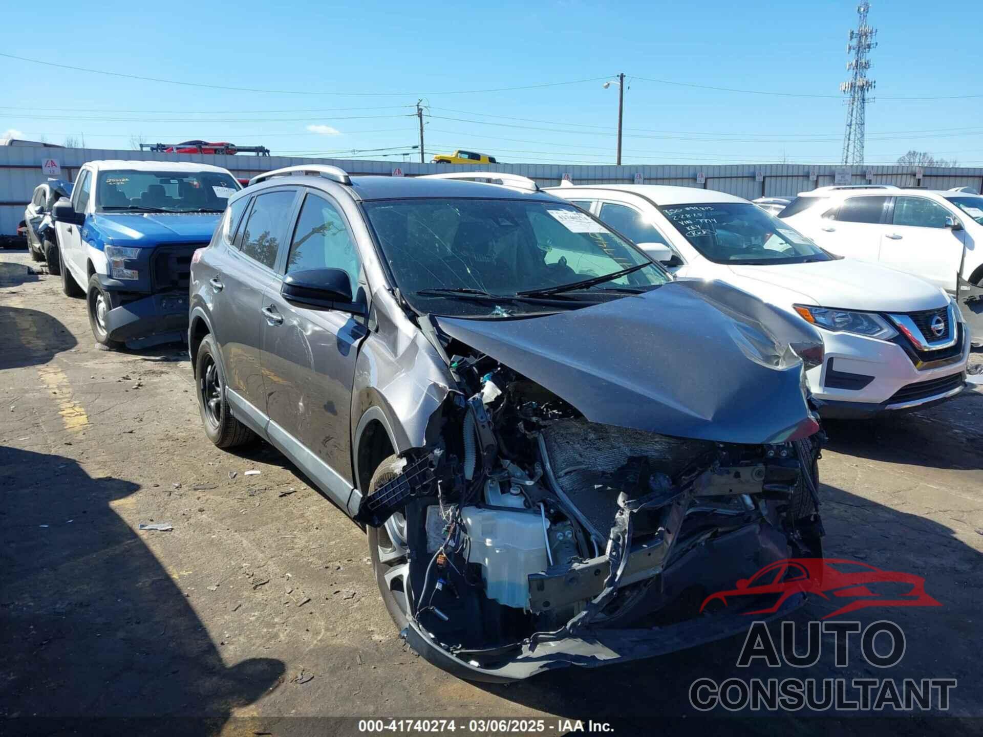 TOYOTA RAV4 2017 - 2T3ZFREV4HW369014
