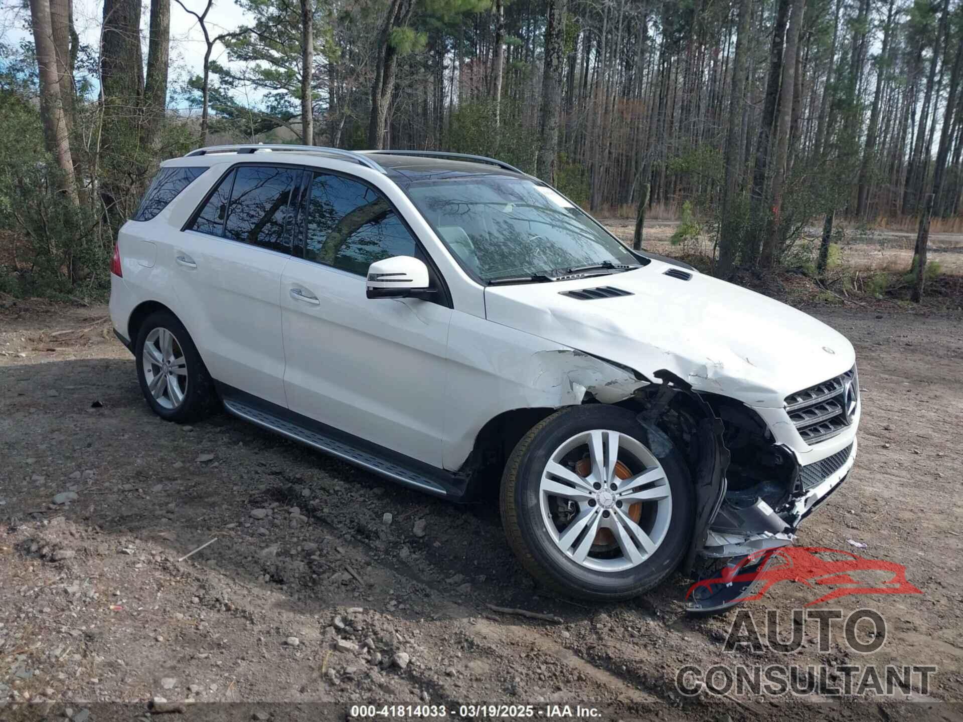 MERCEDES-BENZ ML 350 2015 - 4JGDA5HB2FA589214