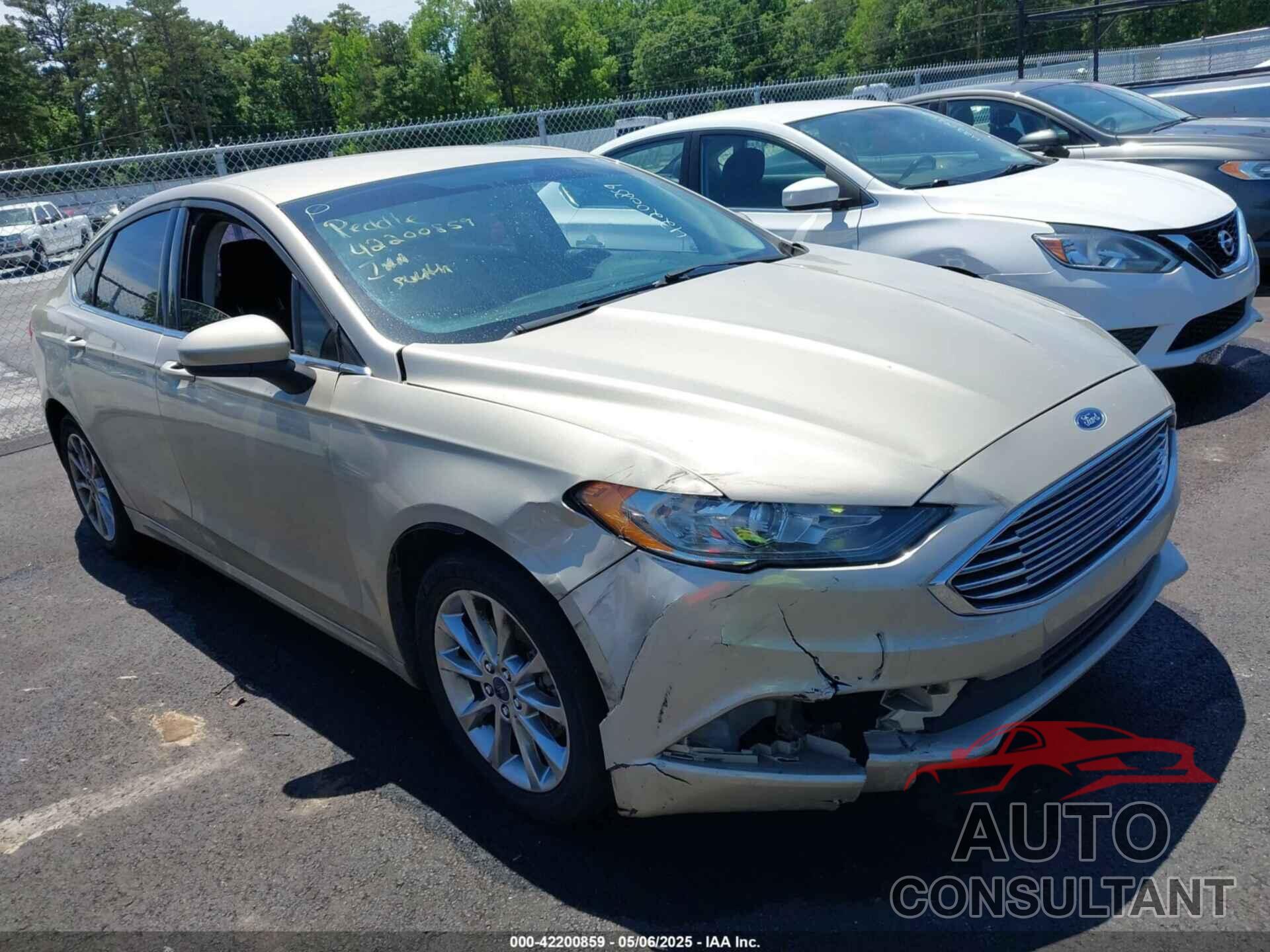 FORD FUSION 2017 - 3FA6P0H7XHR164901