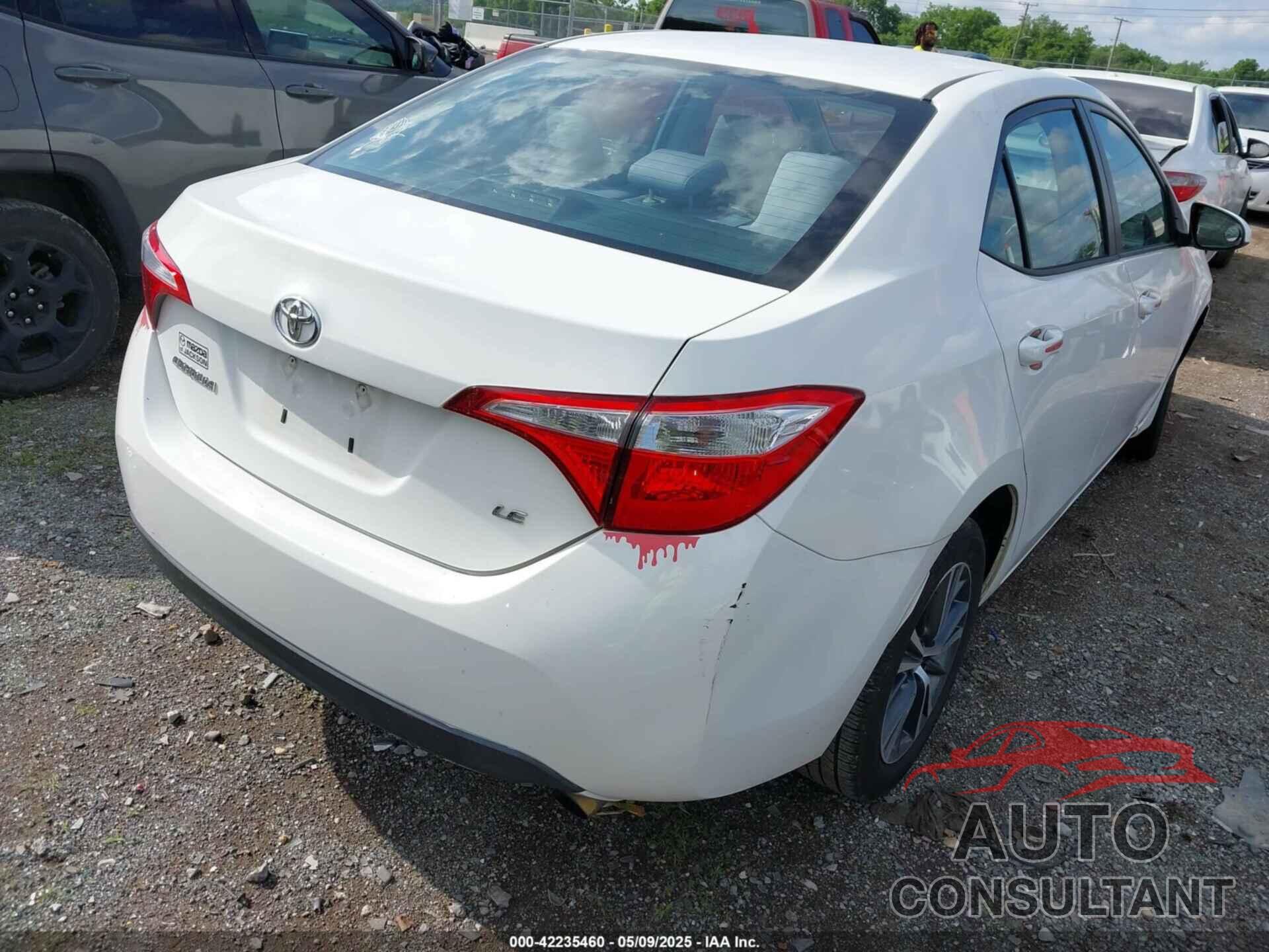 TOYOTA COROLLA 2016 - 2T1BURHE7GC570630