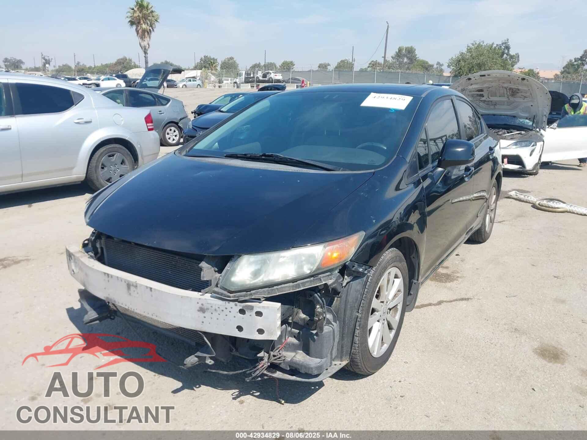 HONDA CIVIC 2012 - 19XFB2F85CE309794