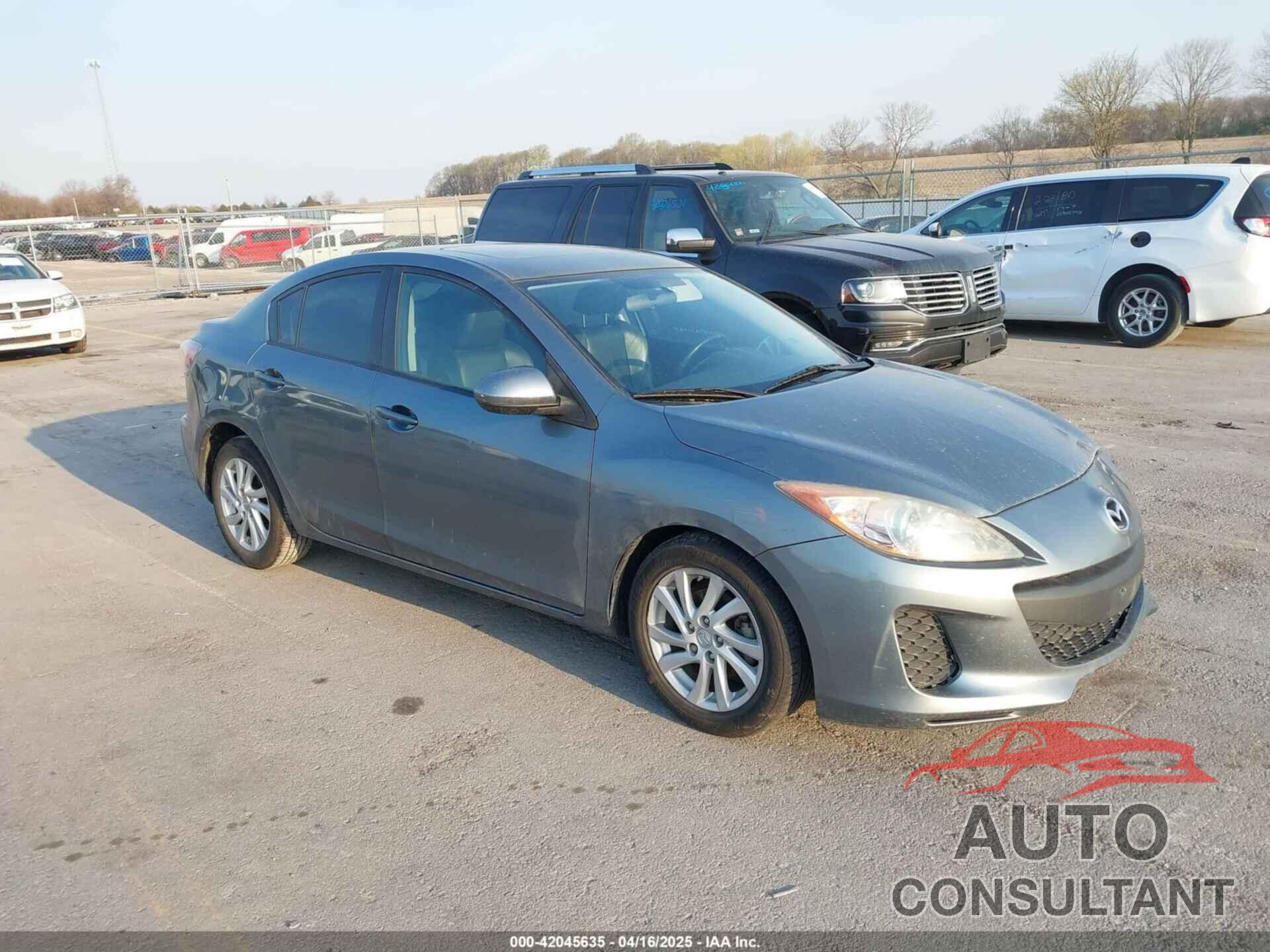 MAZDA MAZDA3 2012 - JM1BL1W72C1578142
