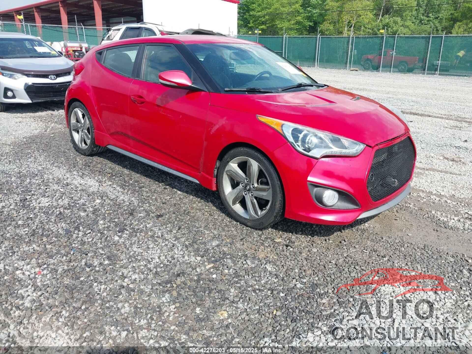 HYUNDAI VELOSTER 2013 - KMHTC6AE6DU146902