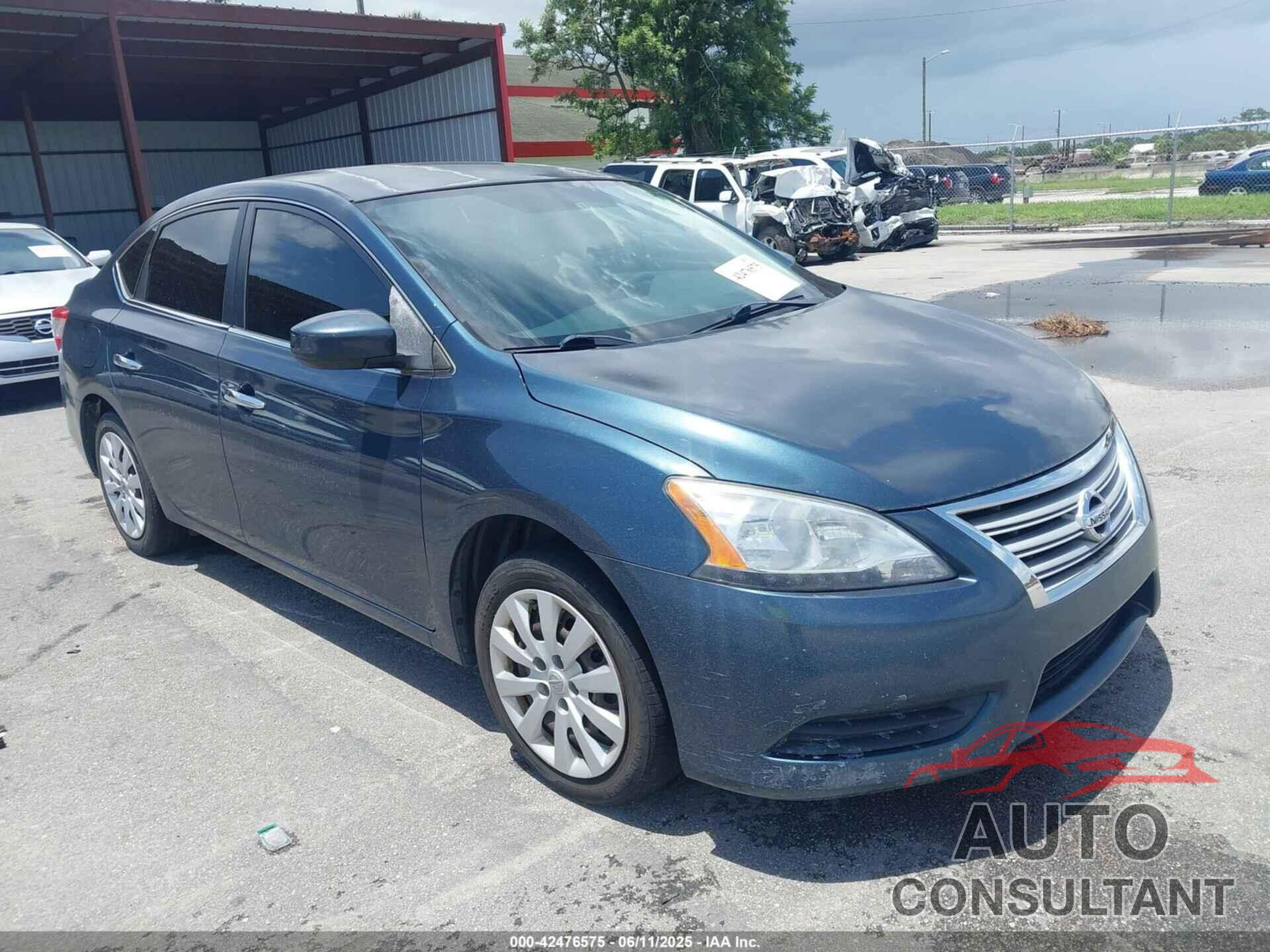 NISSAN SENTRA 2013 - 1N4AB7AP5DN904220