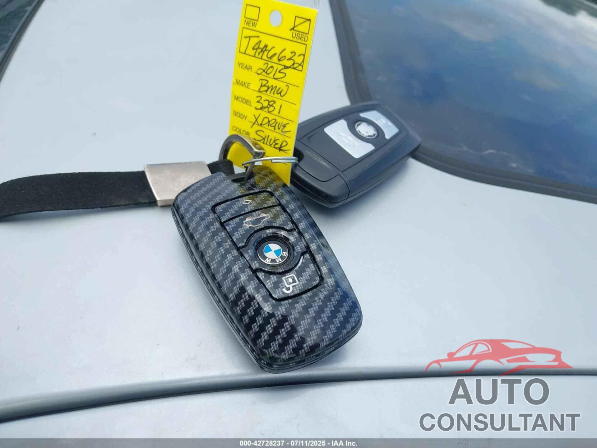 BMW 328I 2015 - WBA3B3C5XFF546632