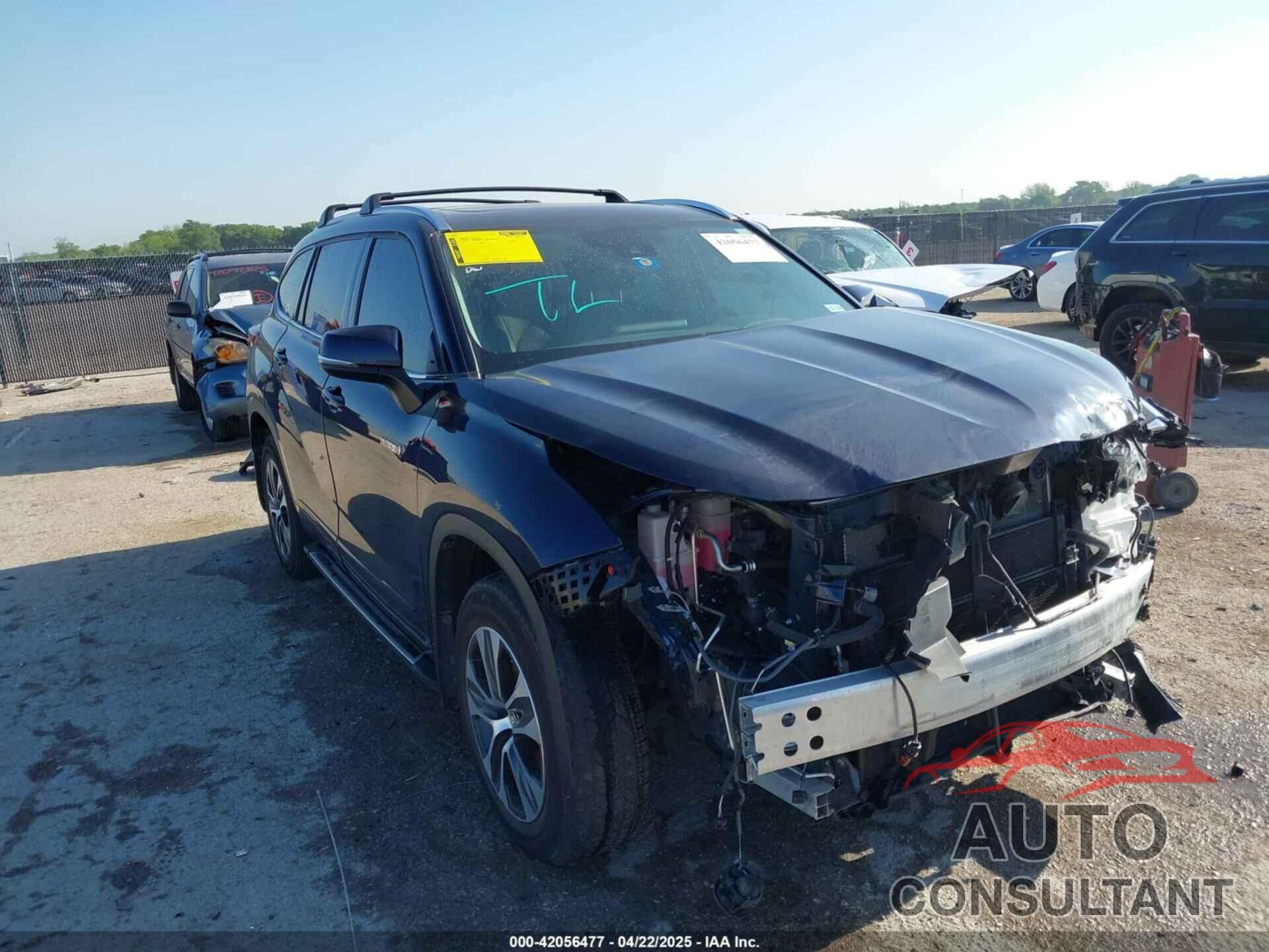 TOYOTA HIGHLANDER 2021 - 5TDGARAH2MS503343