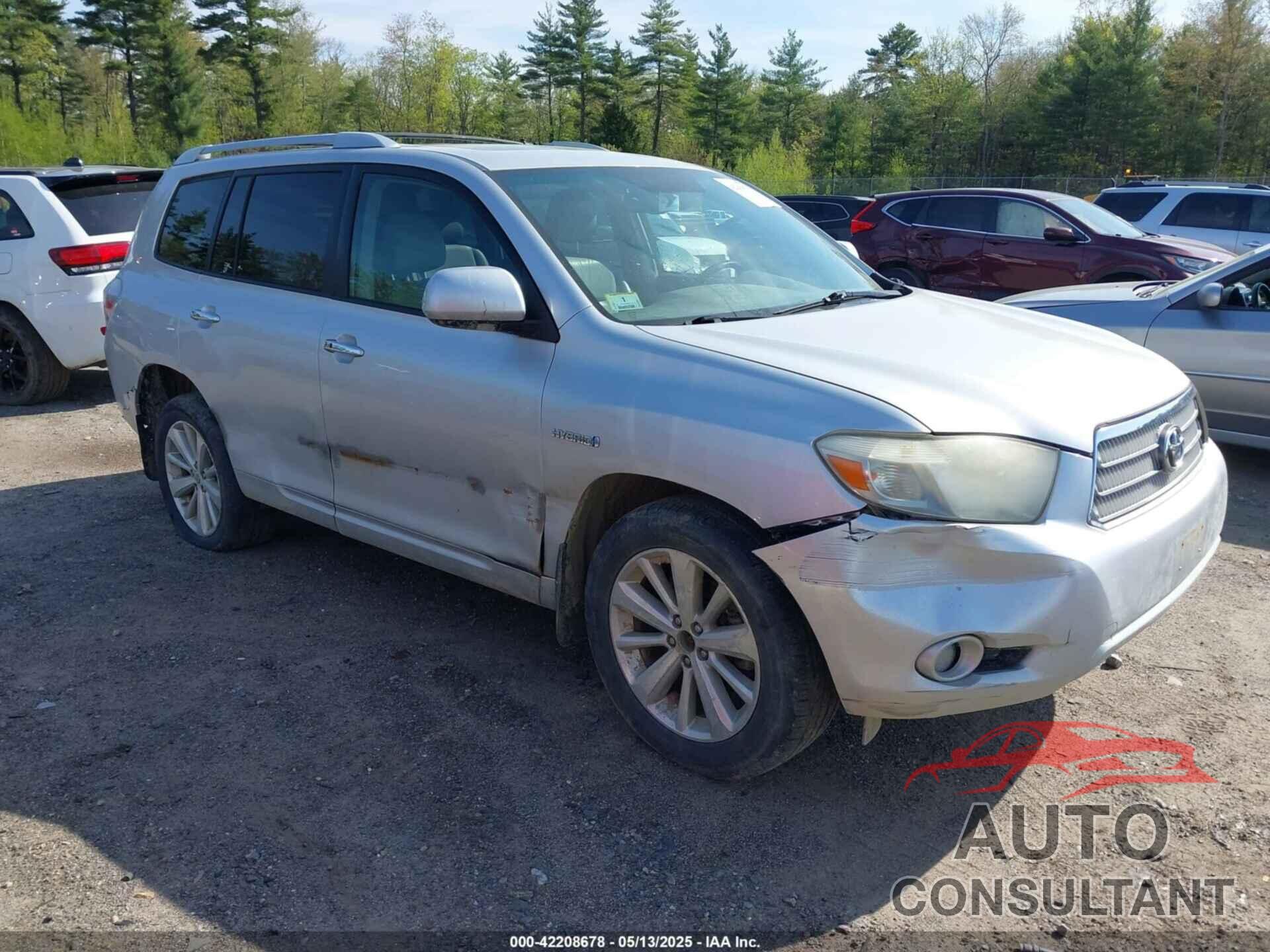 TOYOTA HIGHLANDER HYBRID 2010 - JTEJW3EH4A2041378