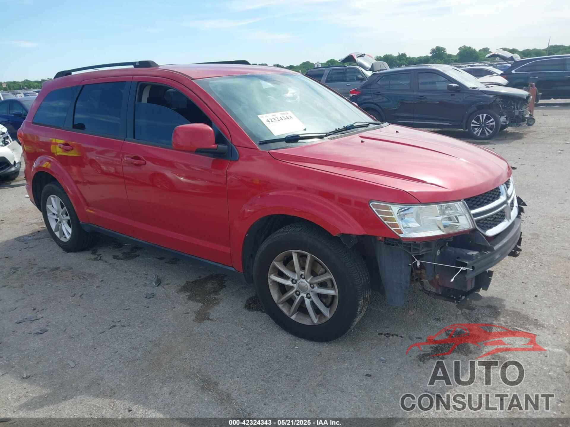 DODGE JOURNEY 2015 - 3C4PDCBB6FT627607