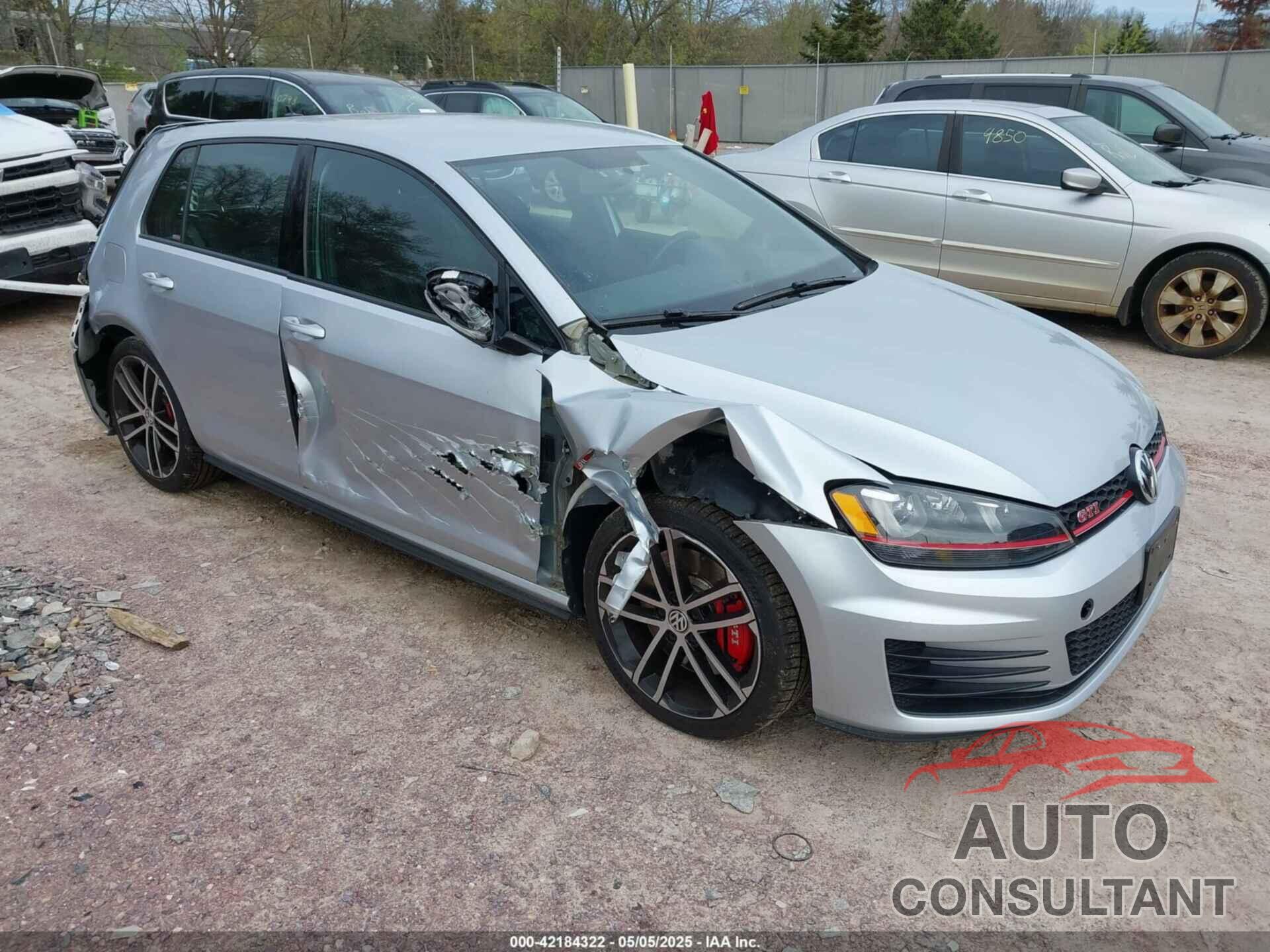 VOLKSWAGEN GOLF GTI 2017 - 3VW547AU0HM036524