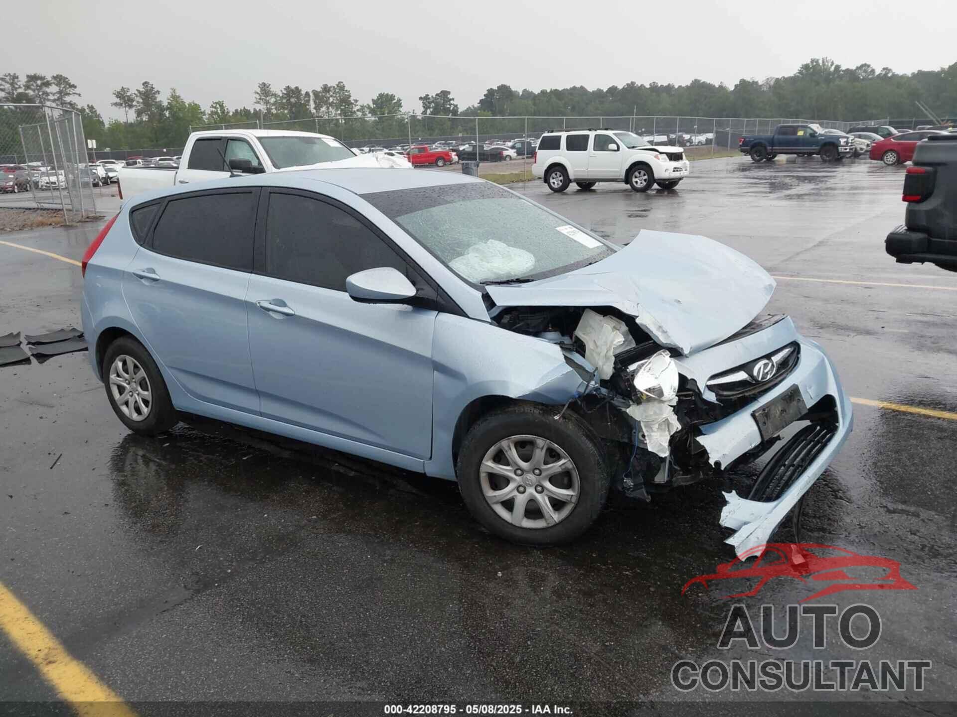 HYUNDAI ACCENT 2012 - KM8CT5AE8CU008108