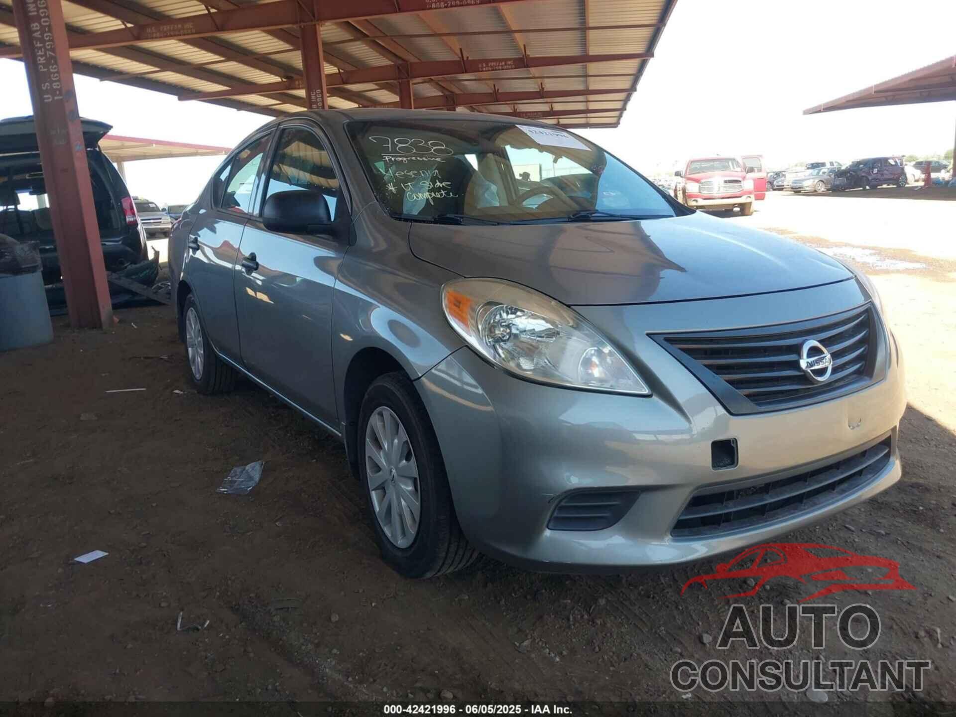 NISSAN VERSA 2012 - 3N1CN7AP1CL925190