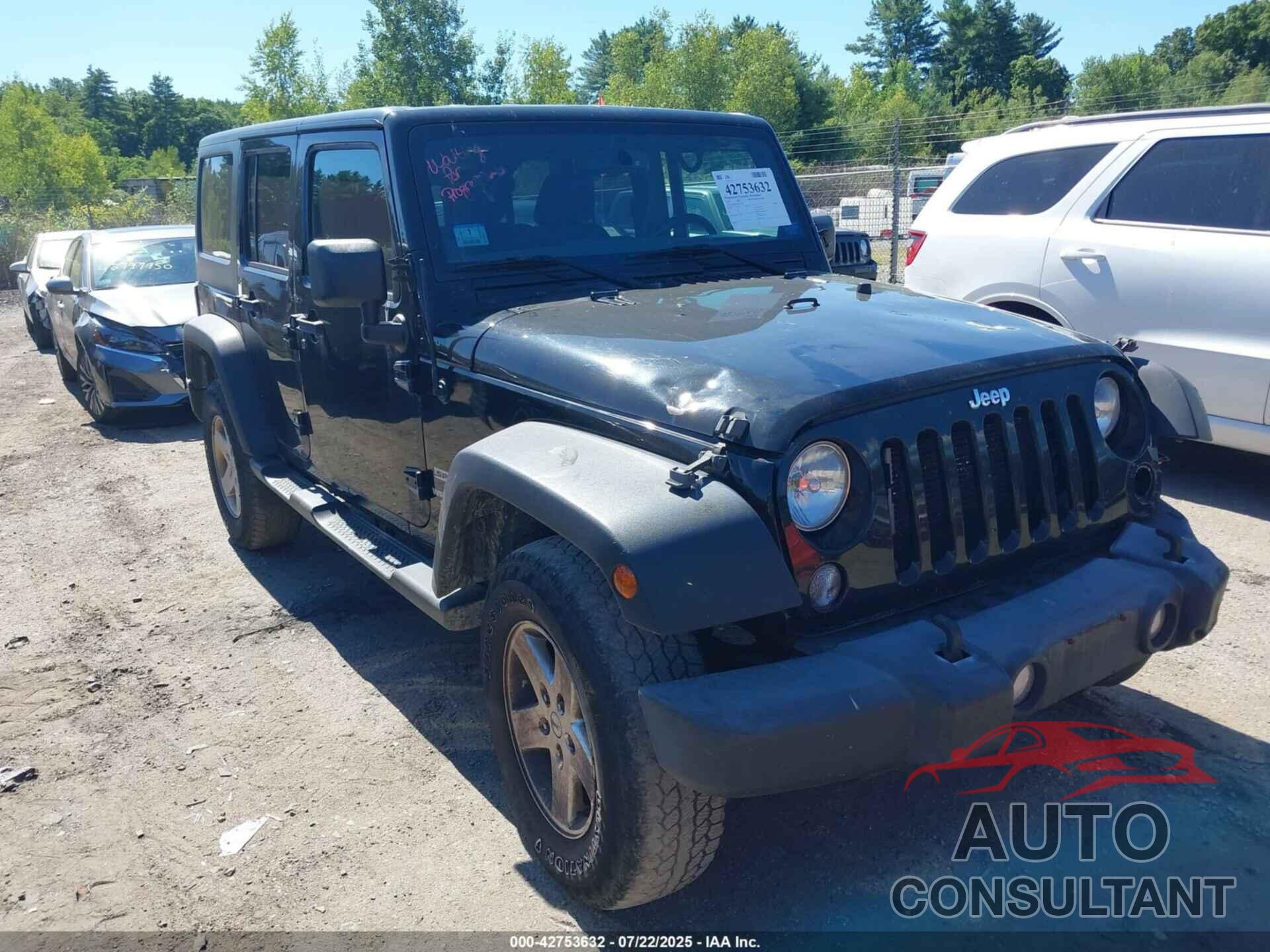 JEEP WRANGLER UNLIMITED 2014 - 1C4BJWDG4EL202281