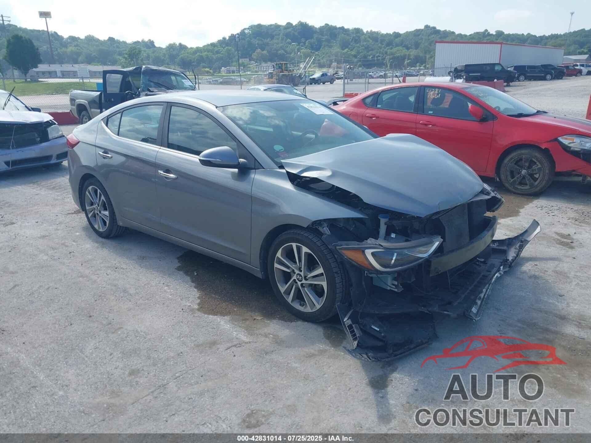 HYUNDAI ELANTRA 2017 - KMHD84LF0HU291021