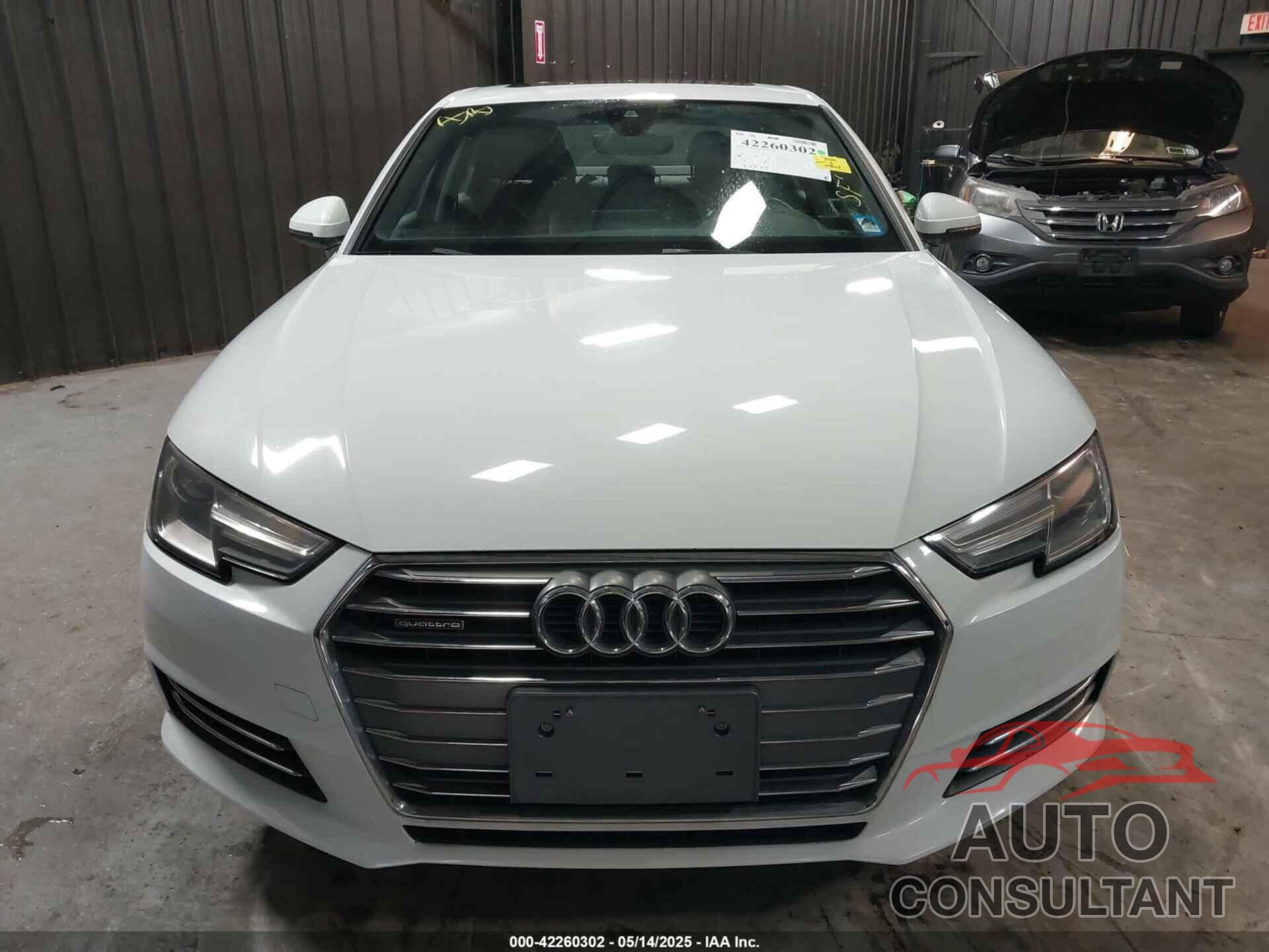 AUDI A4 2017 - WAUANAF4XHA077628