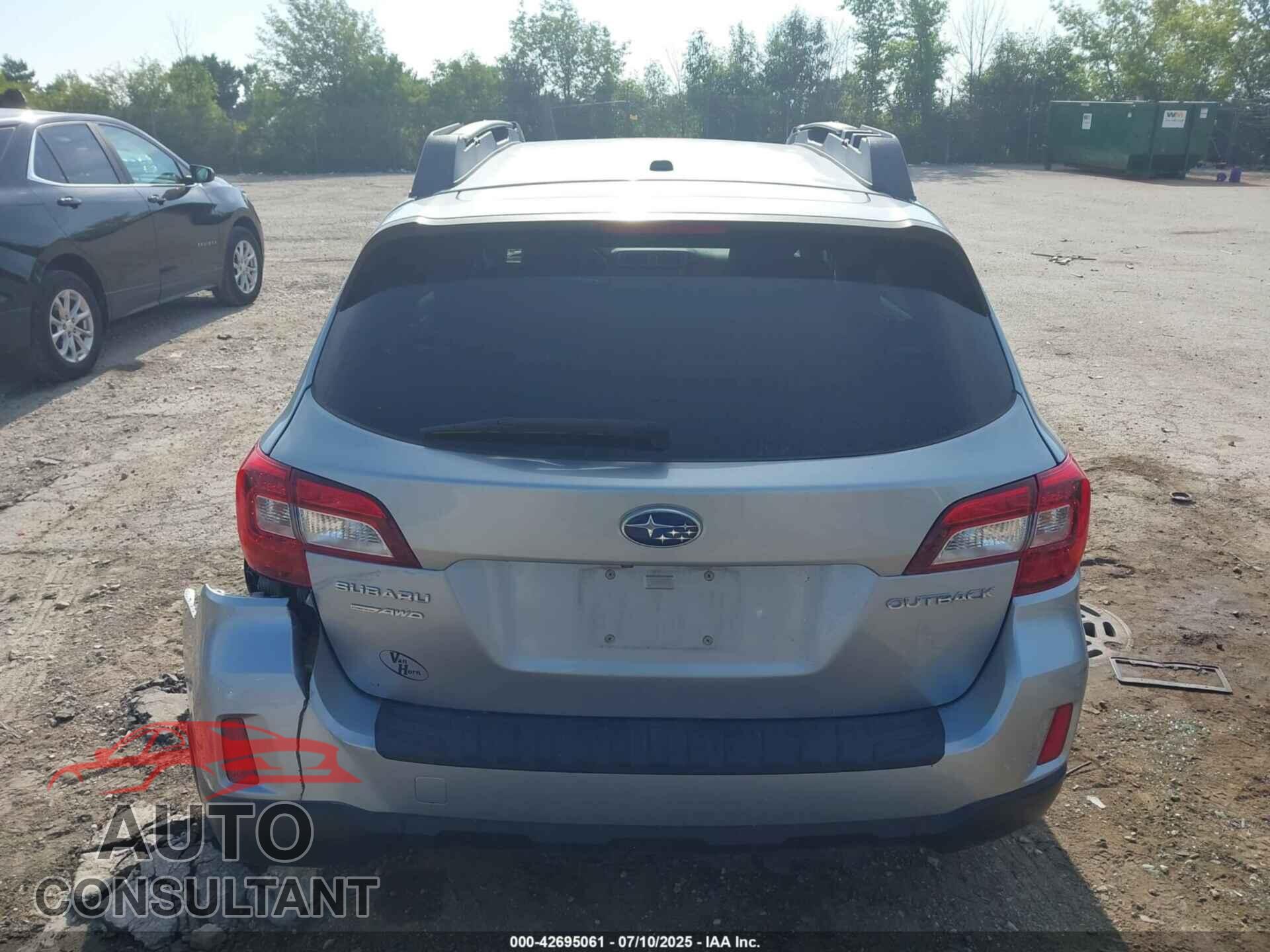 SUBARU OUTBACK 2015 - 4S4BSBLC9F3322966