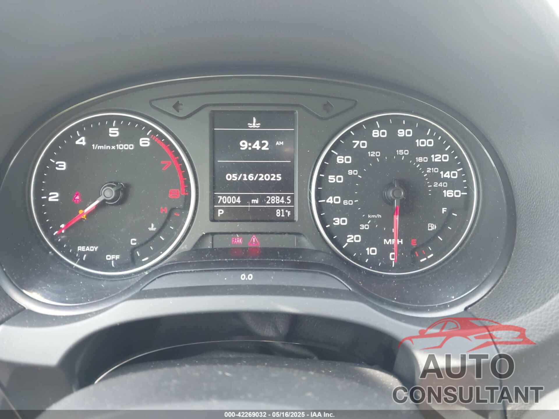 AUDI A3 2016 - WAUE8GFF1G1025221