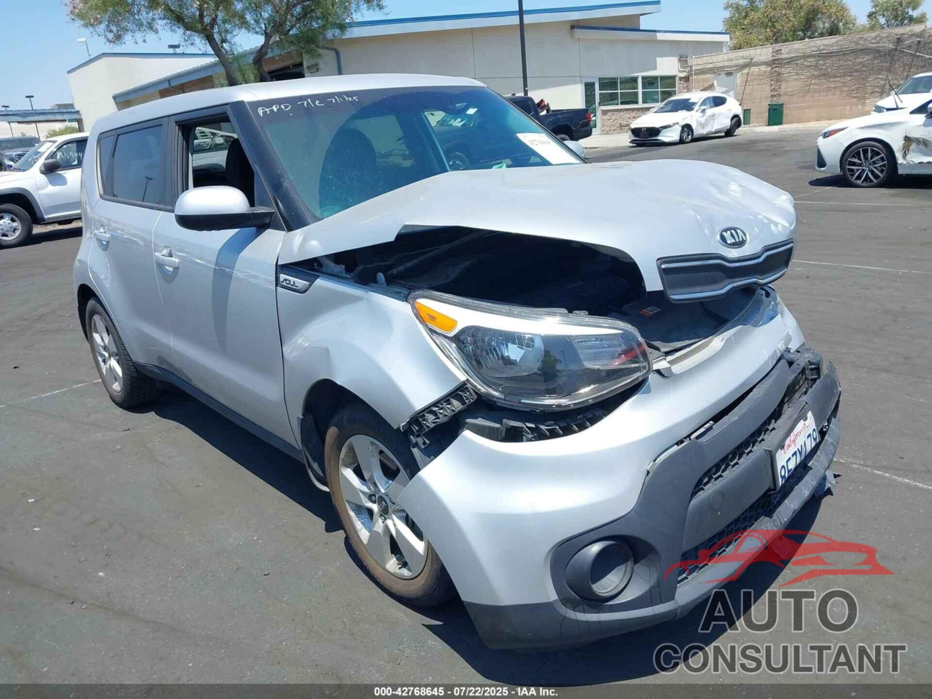 KIA SOUL 2018 - KNDJN2A2XJ7606254