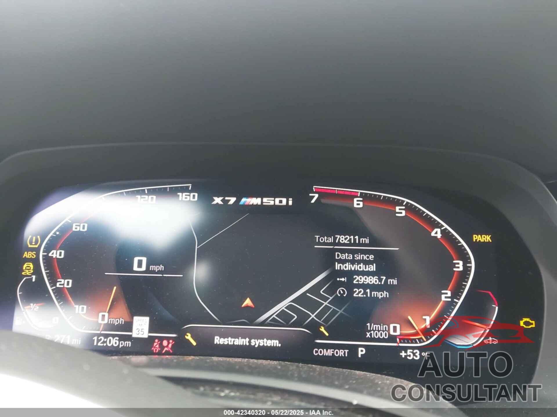 BMW X7 2020 - 5UXCX6C09L9C83152