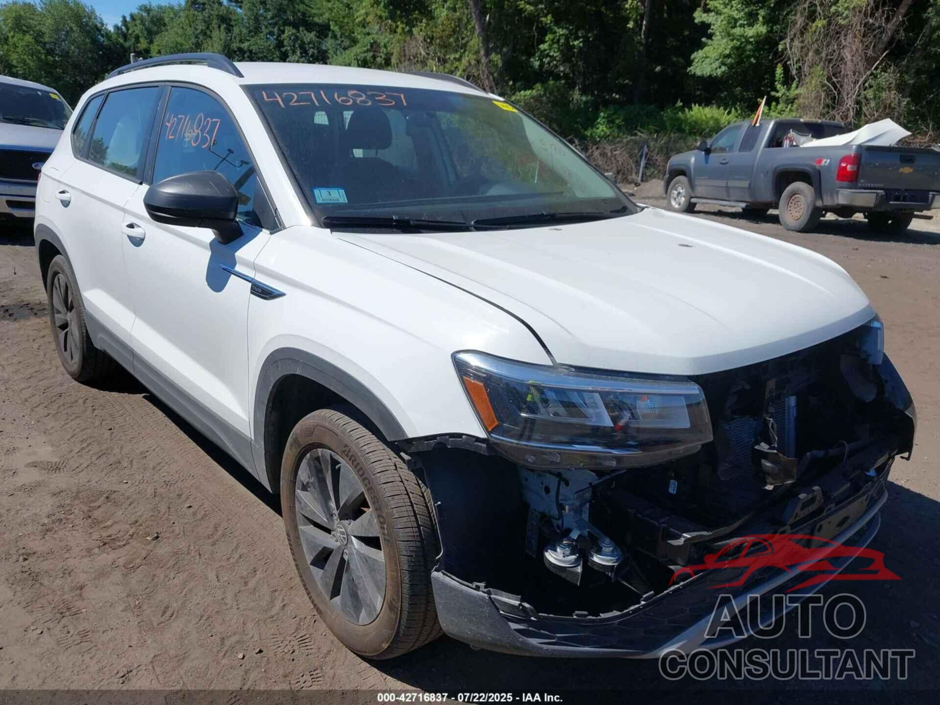 VOLKSWAGEN TAOS 2022 - 3VVAX7B26NM040077