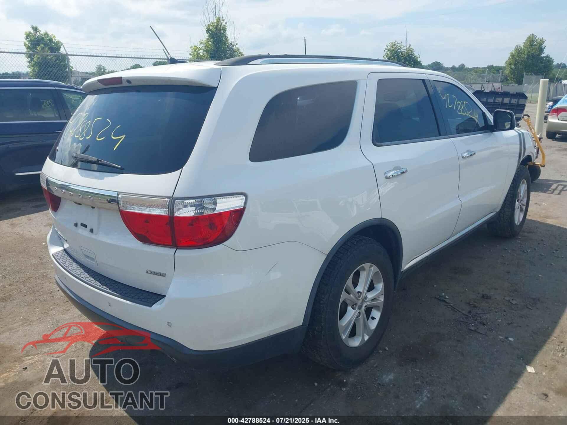 DODGE DURANGO 2013 - 1C4RDJDG7DC662400