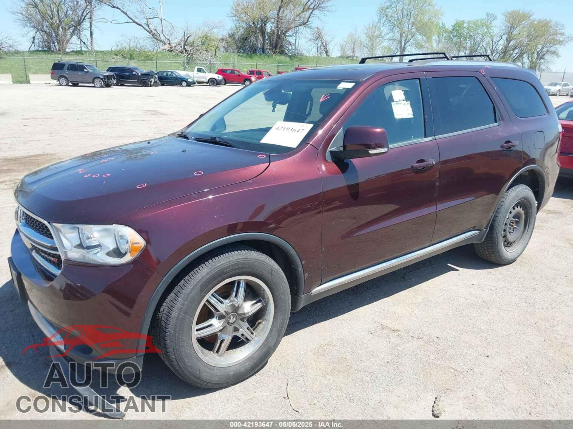DODGE DURANGO 2012 - 1C4RDJDG0CC337408
