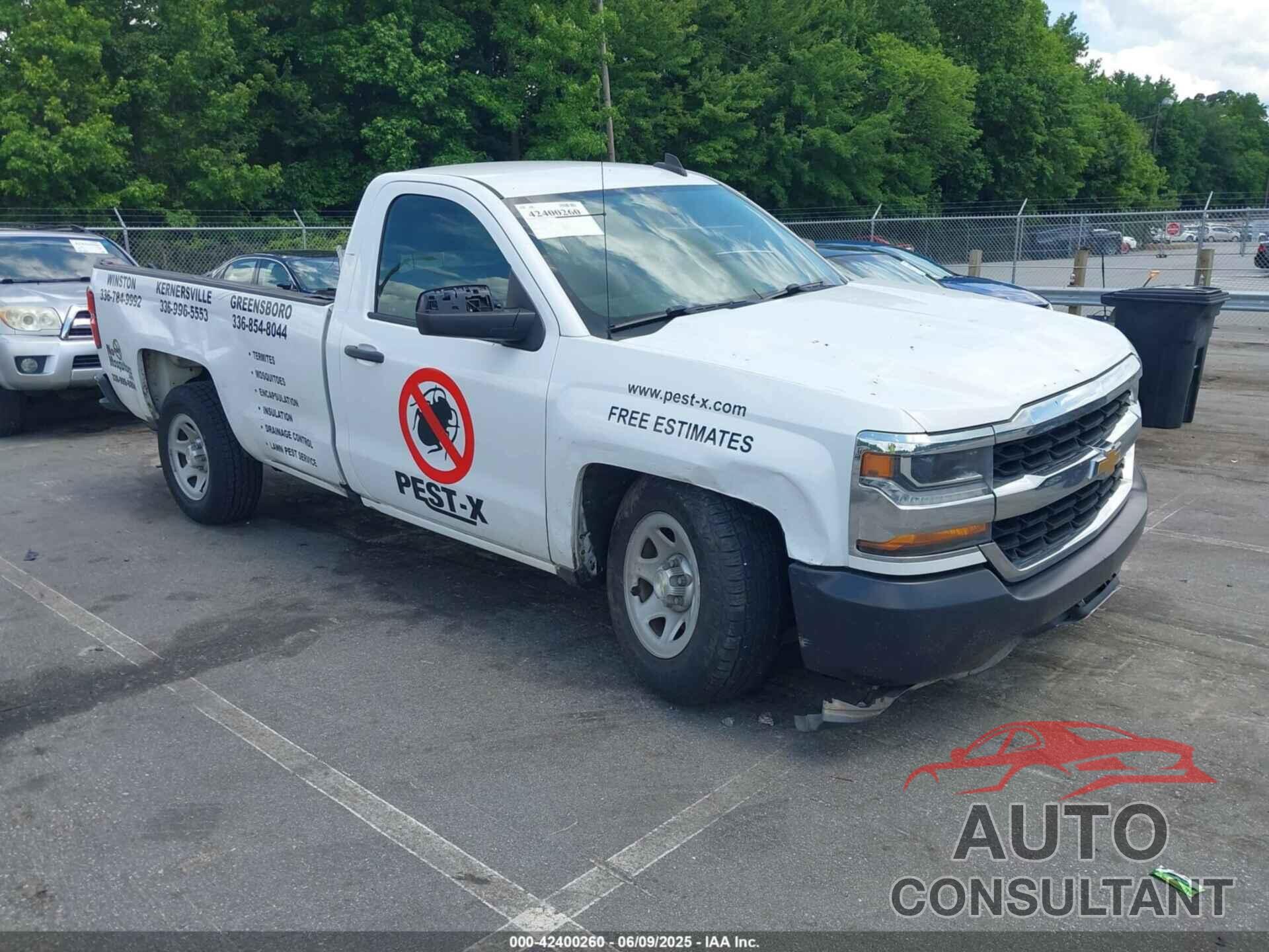 CHEVROLET SILVERADO 1500 2017 - 1GCNCNEH0HZ225289
