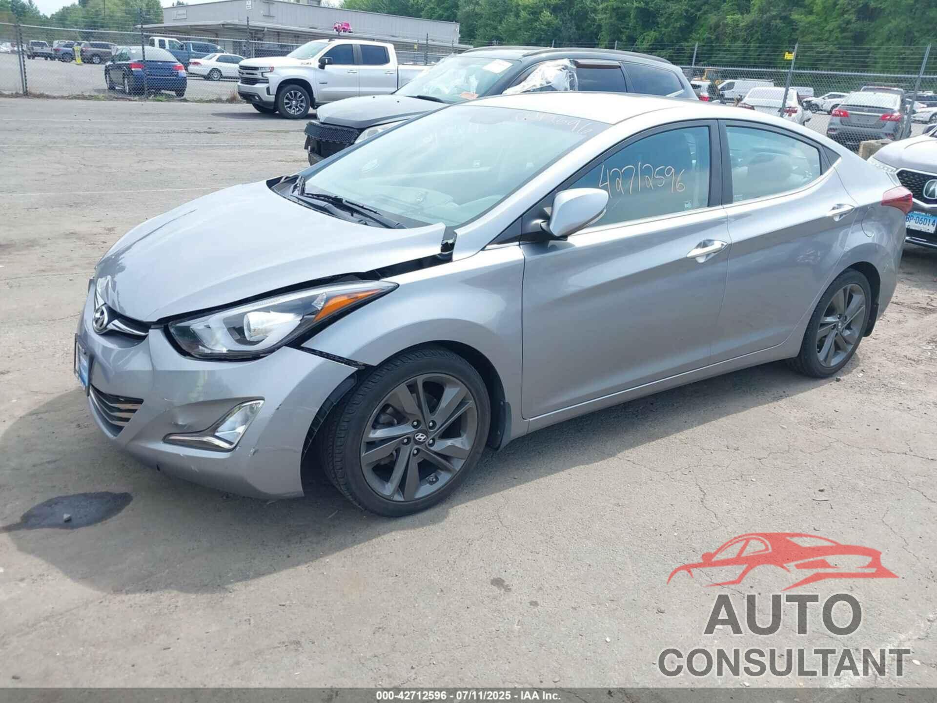 HYUNDAI ELANTRA 2015 - KMHDH4AE0FU301456