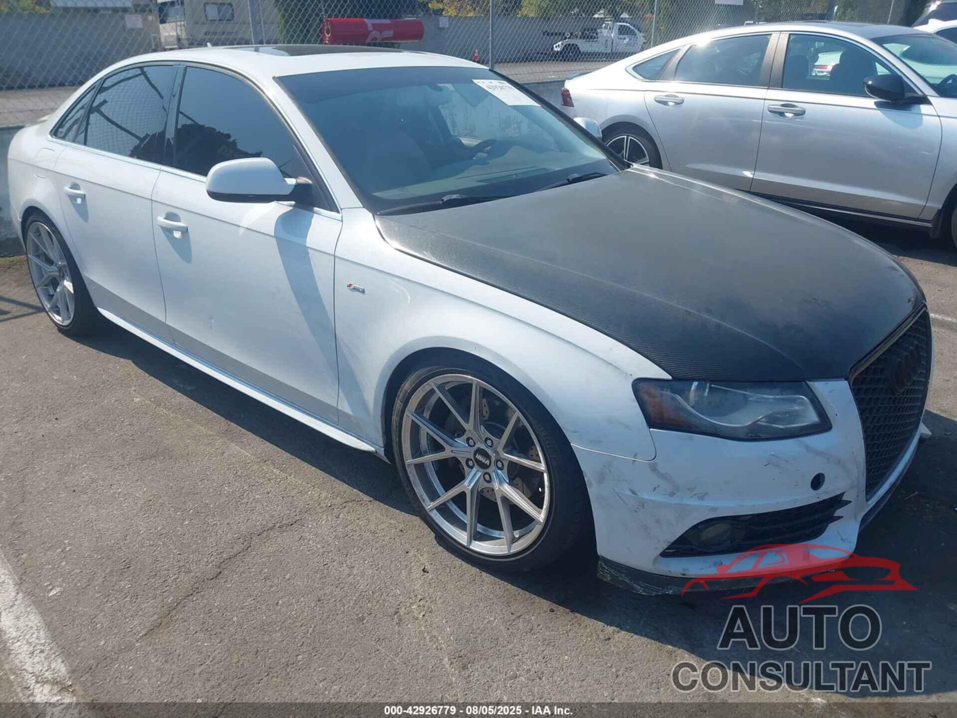 AUDI A4 2012 - WAUEFAFL9CA117227