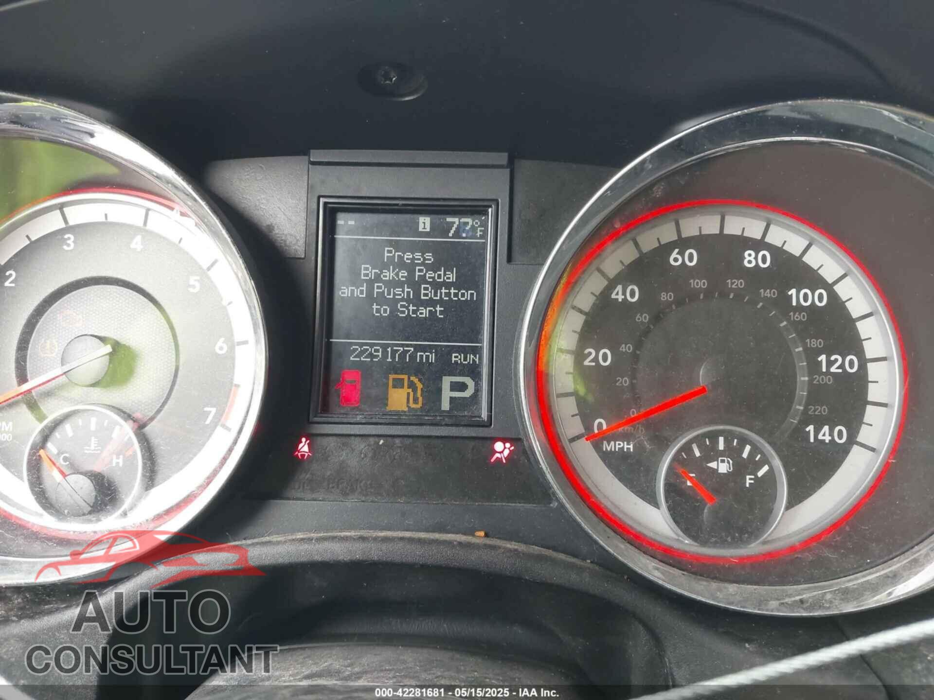 DODGE DURANGO 2012 - 1C4RDJEG1CC131027