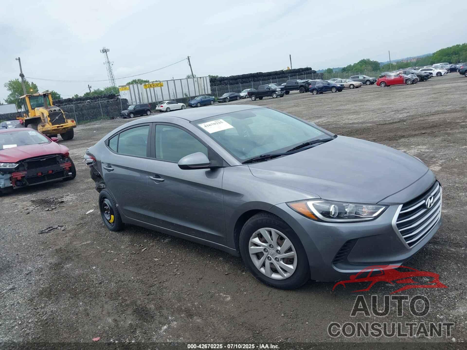 HYUNDAI ELANTRA 2018 - 5NPD74LF4JH353317