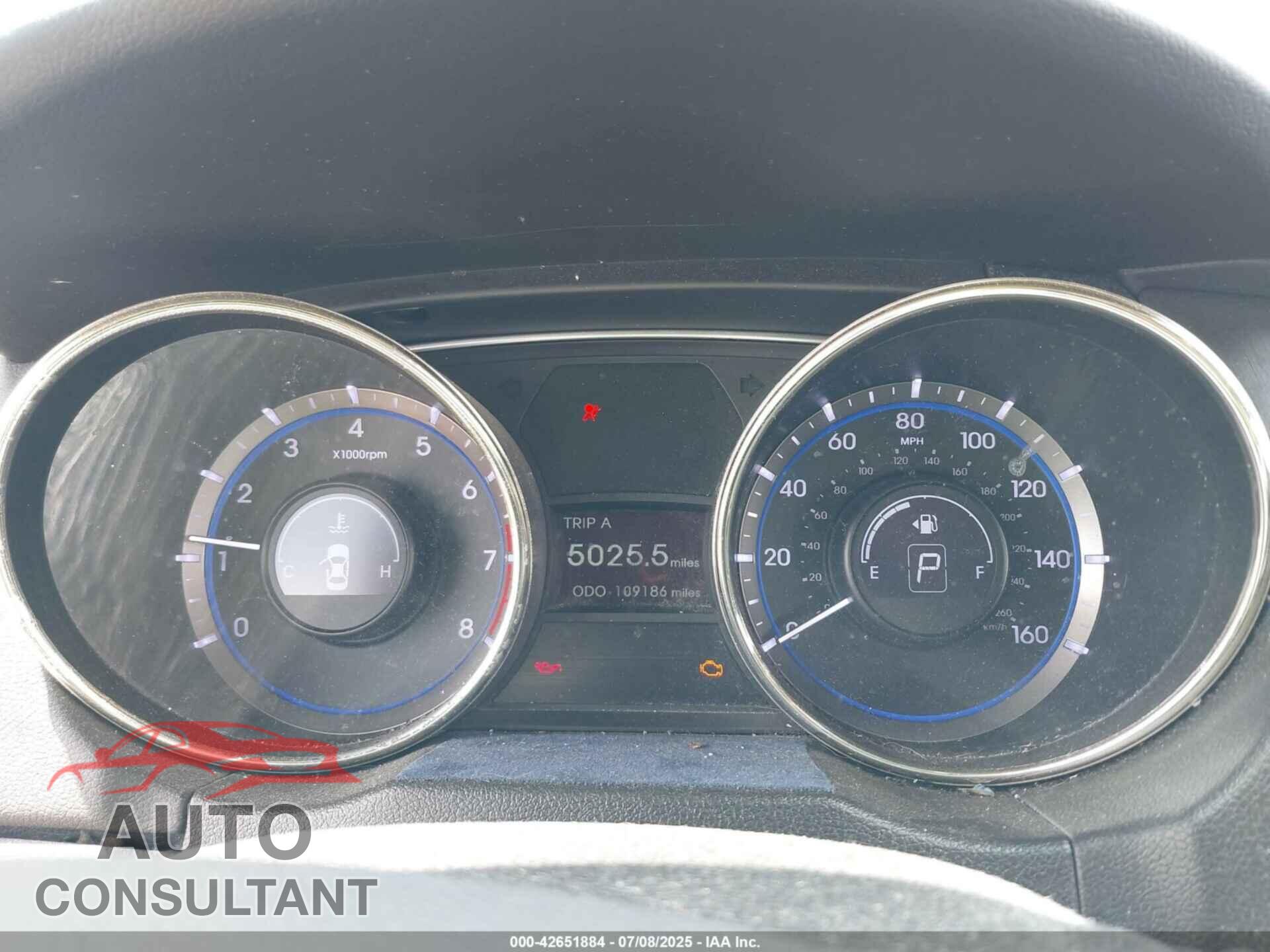HYUNDAI SONATA 2012 - 5NPEC4AB5CH435608