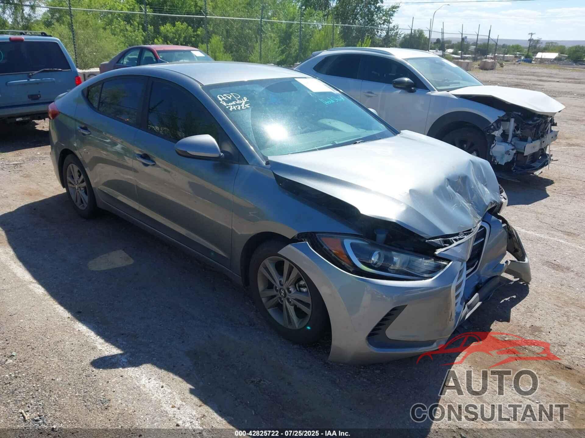 HYUNDAI ELANTRA 2018 - KMHD84LF8JU523631