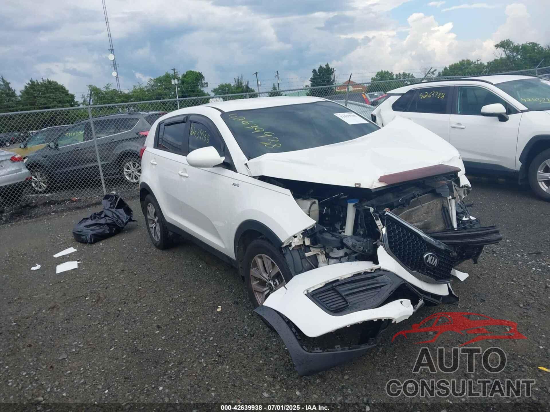 KIA SPORTAGE 2016 - KNDPBCAC9G7849645