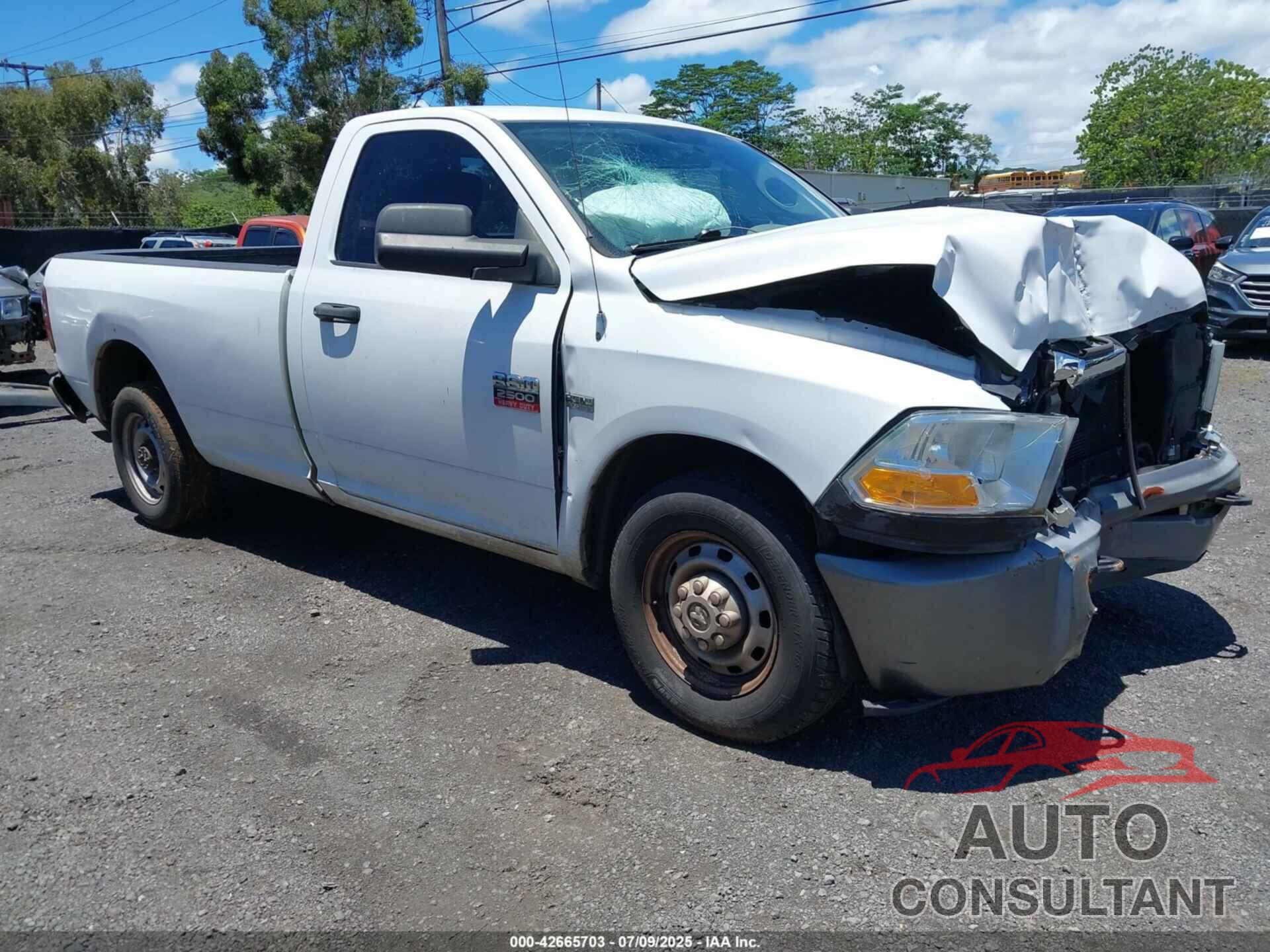 DODGE RAM 2500 2010 - 3D7LP2ET0AG128538