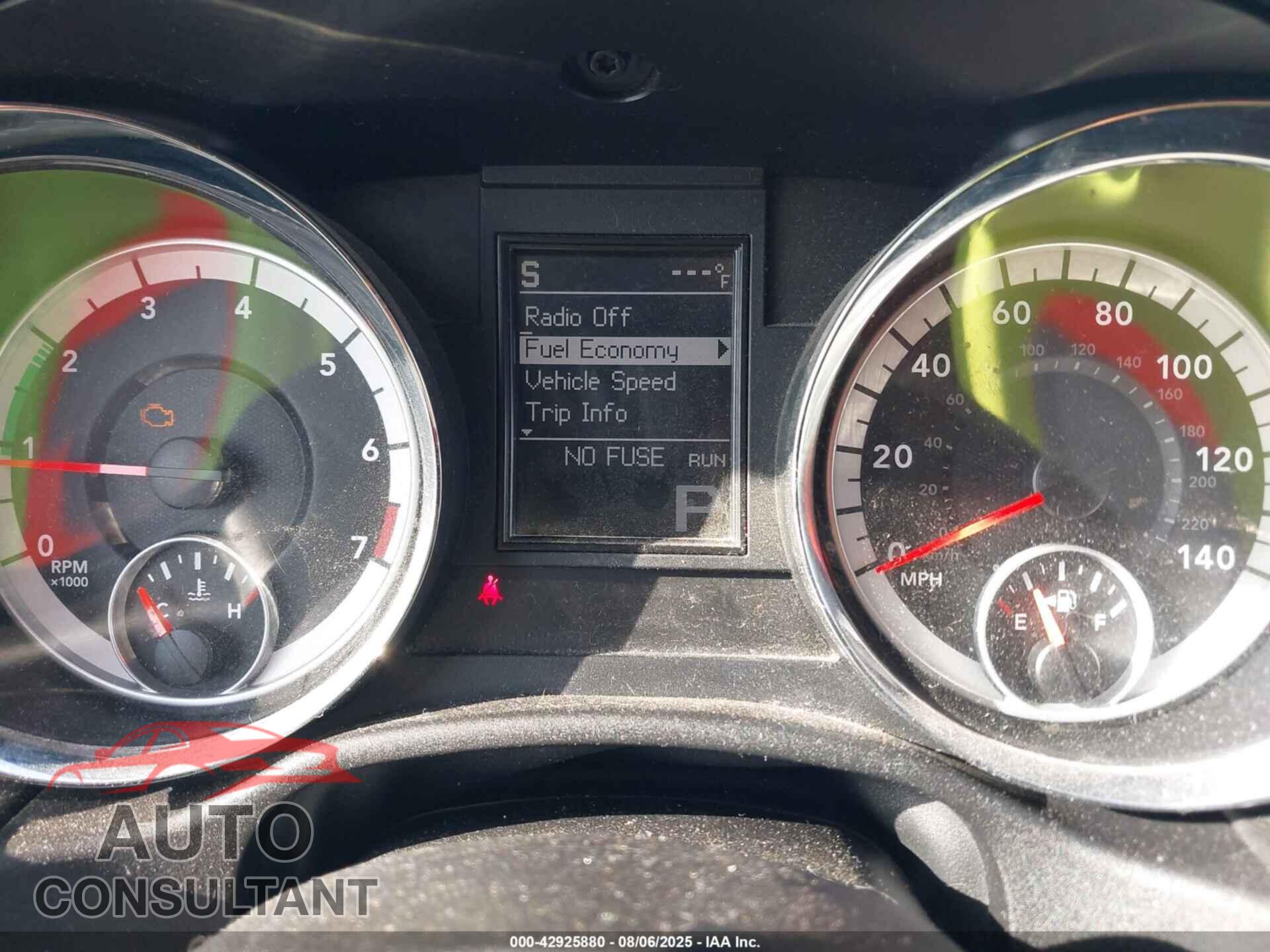 DODGE DURANGO 2011 - 1D4RD2GG4BC630201