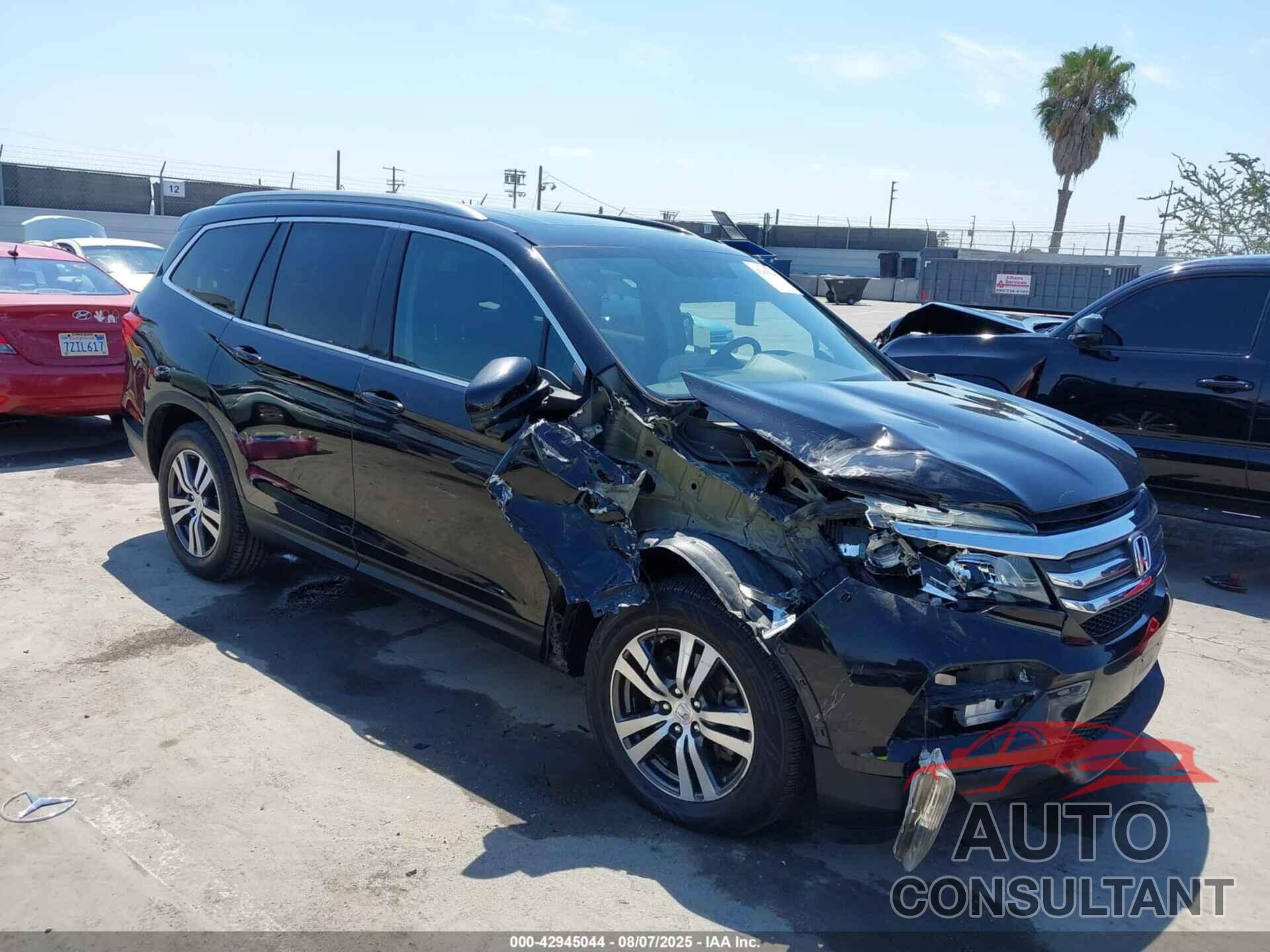HONDA PILOT 2016 - 5FNYF5H58GB040773