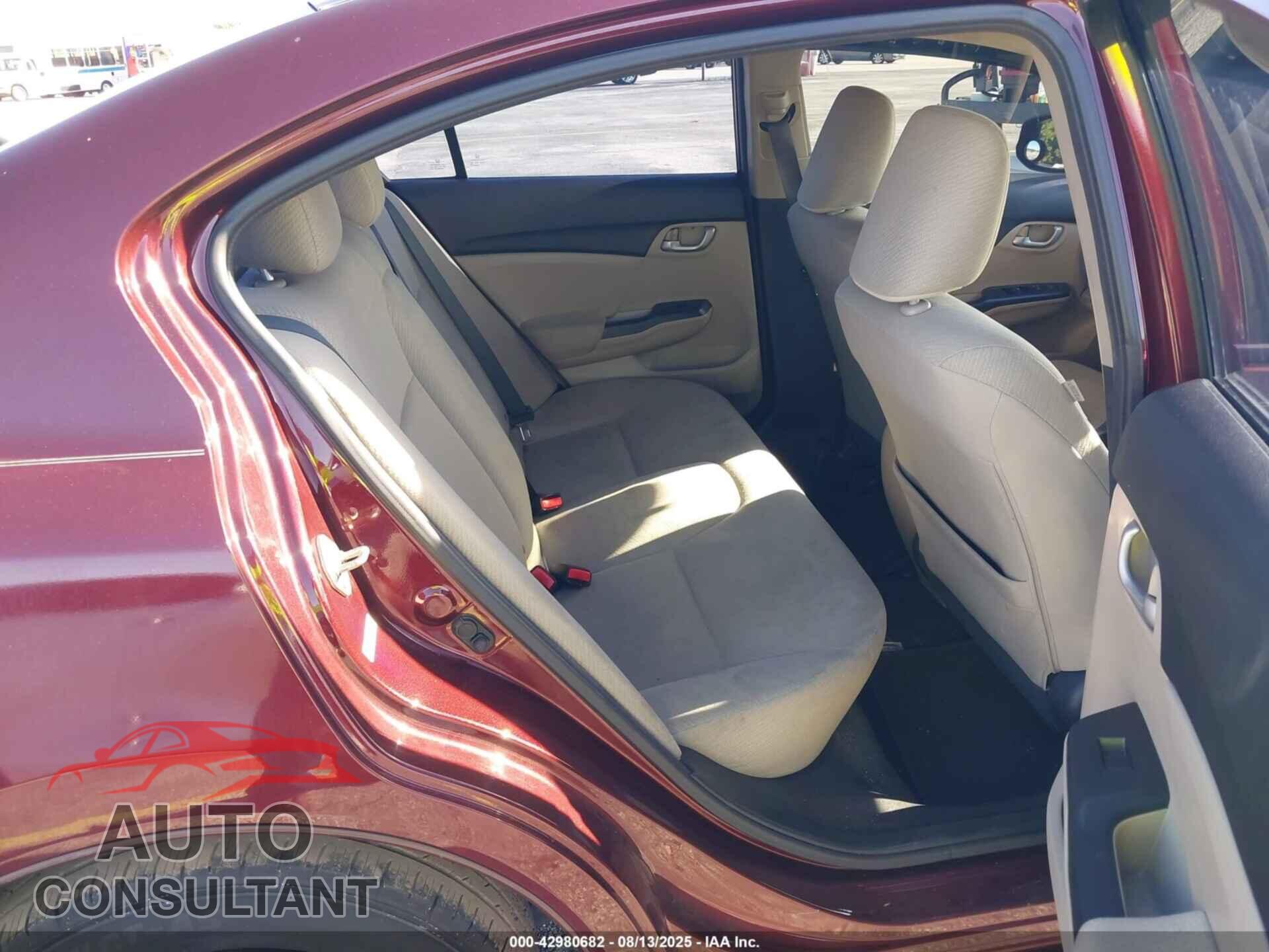 HONDA CIVIC 2013 - 19XFB2F59DE006332