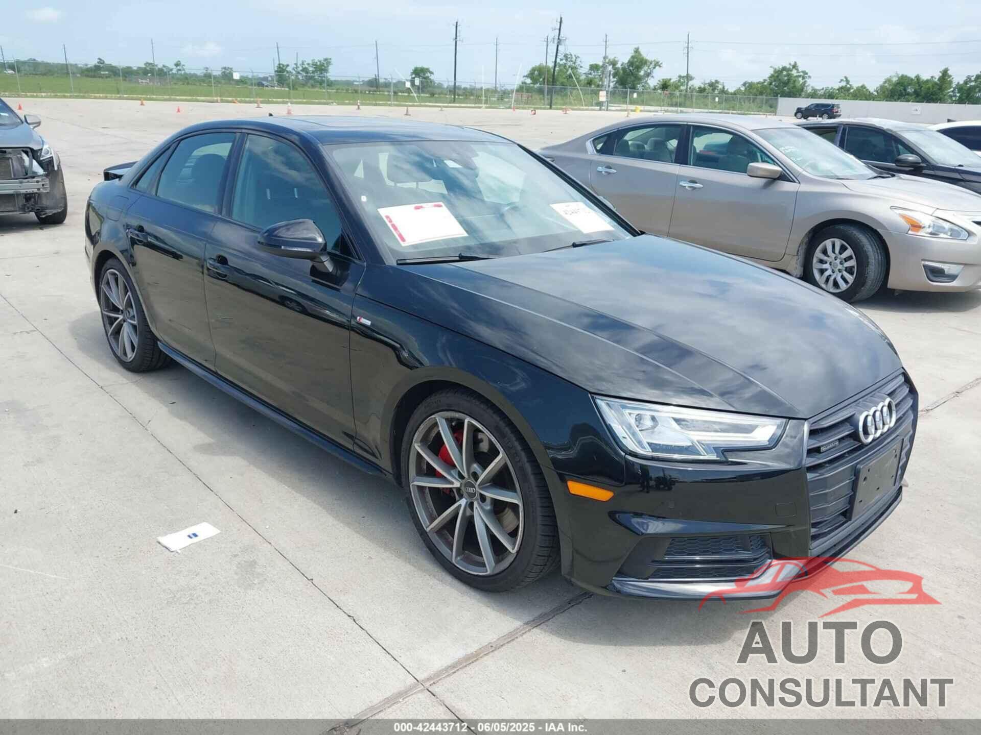 AUDI A4 2018 - WAUENAF48JA224312