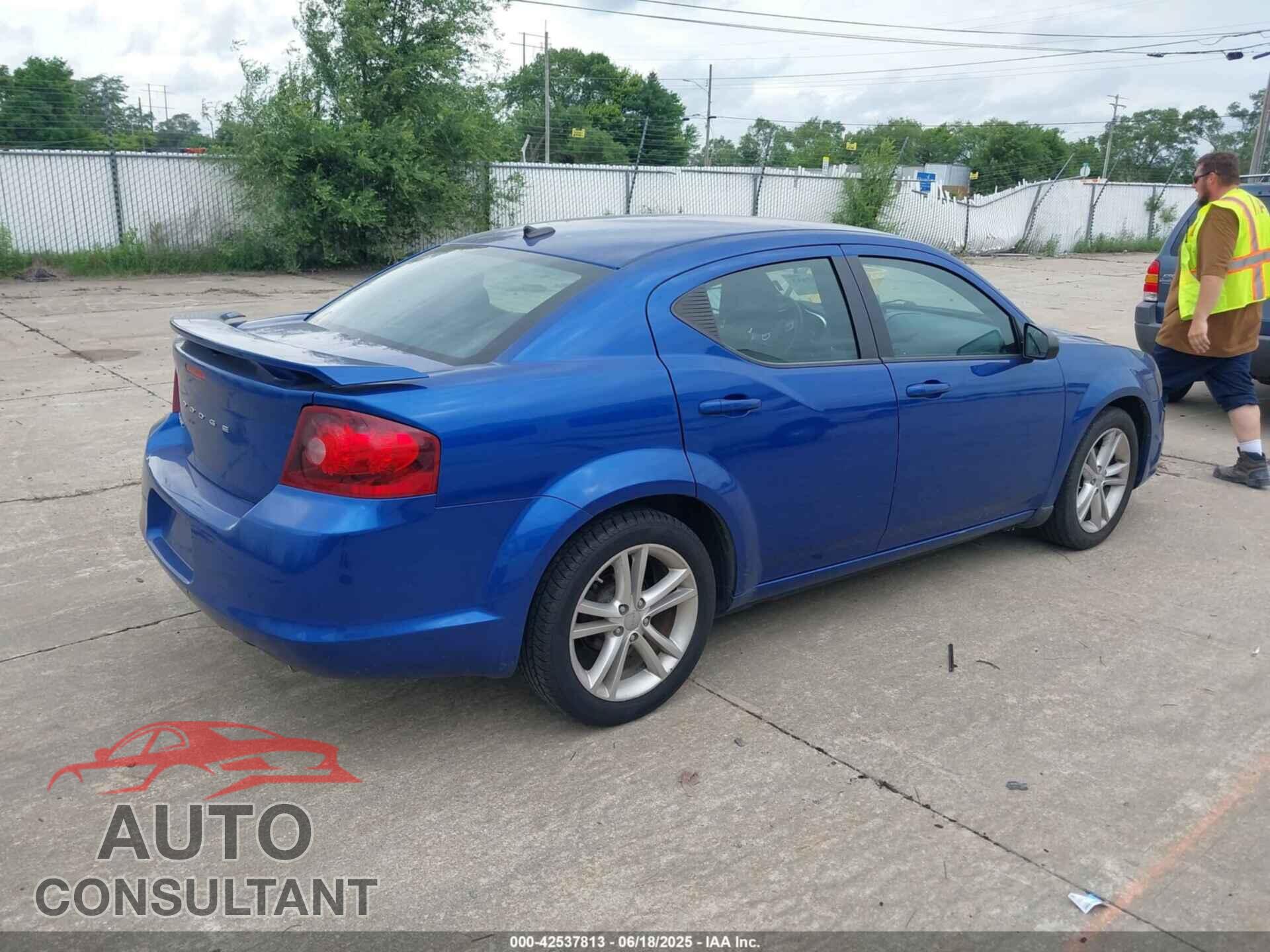 DODGE AVENGER 2013 - 1C3CDZAG3DN770417