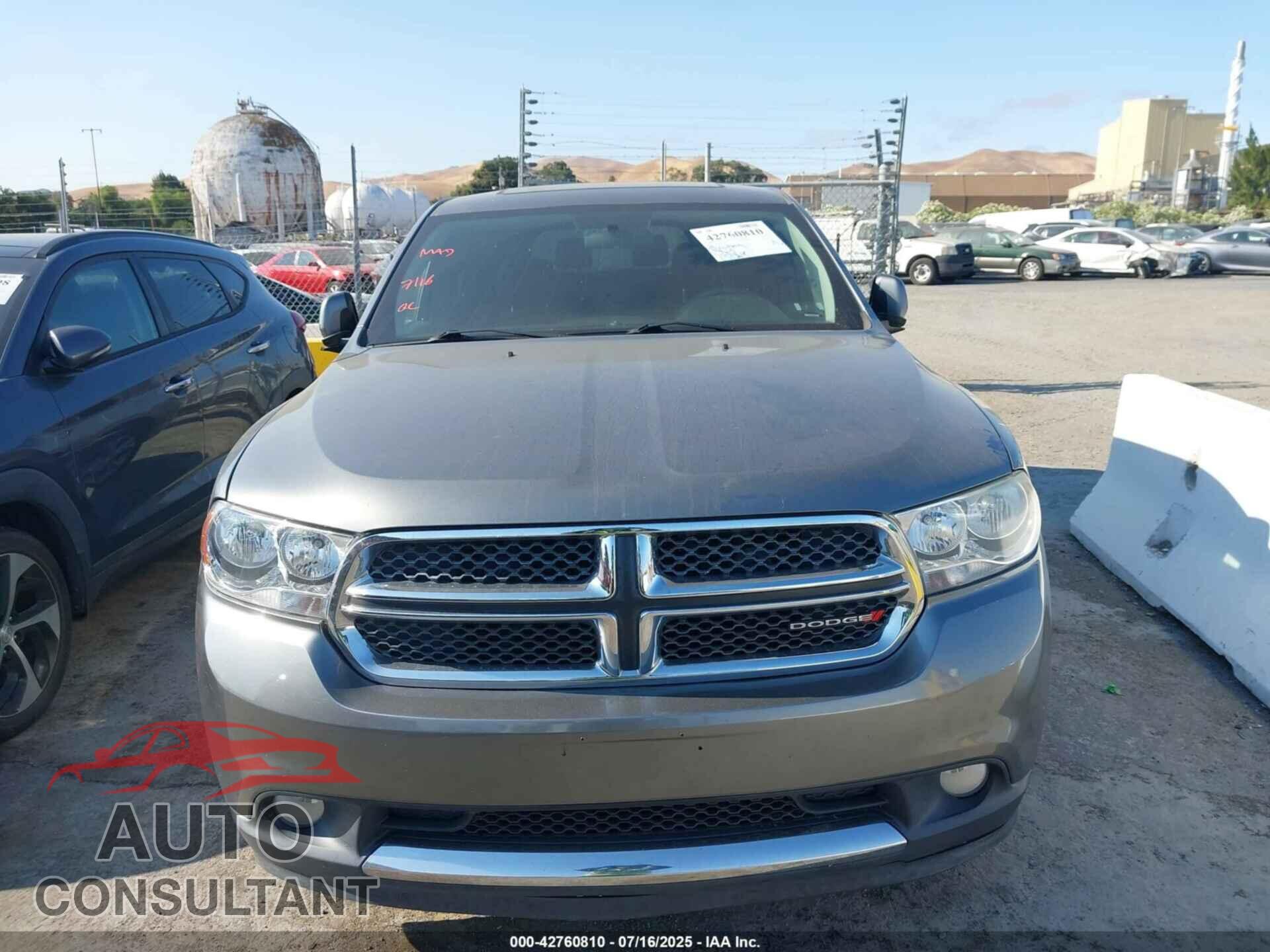 DODGE DURANGO 2012 - 1C4RDJAG2CC271772