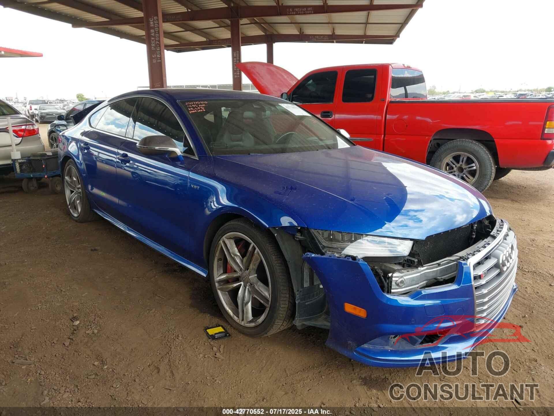 AUDI S7 2017 - WAU2FAFC0HN041495