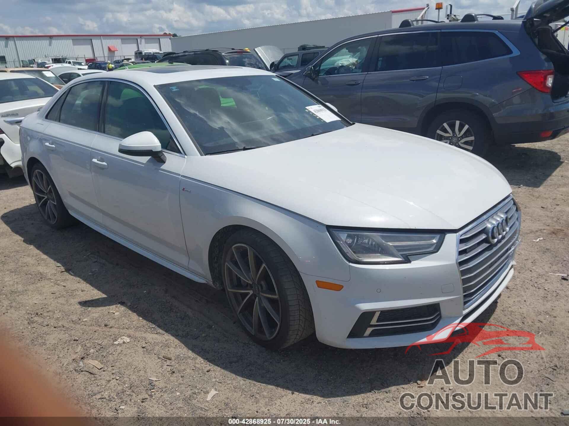 AUDI A4 2017 - WAUENAF47HN066130