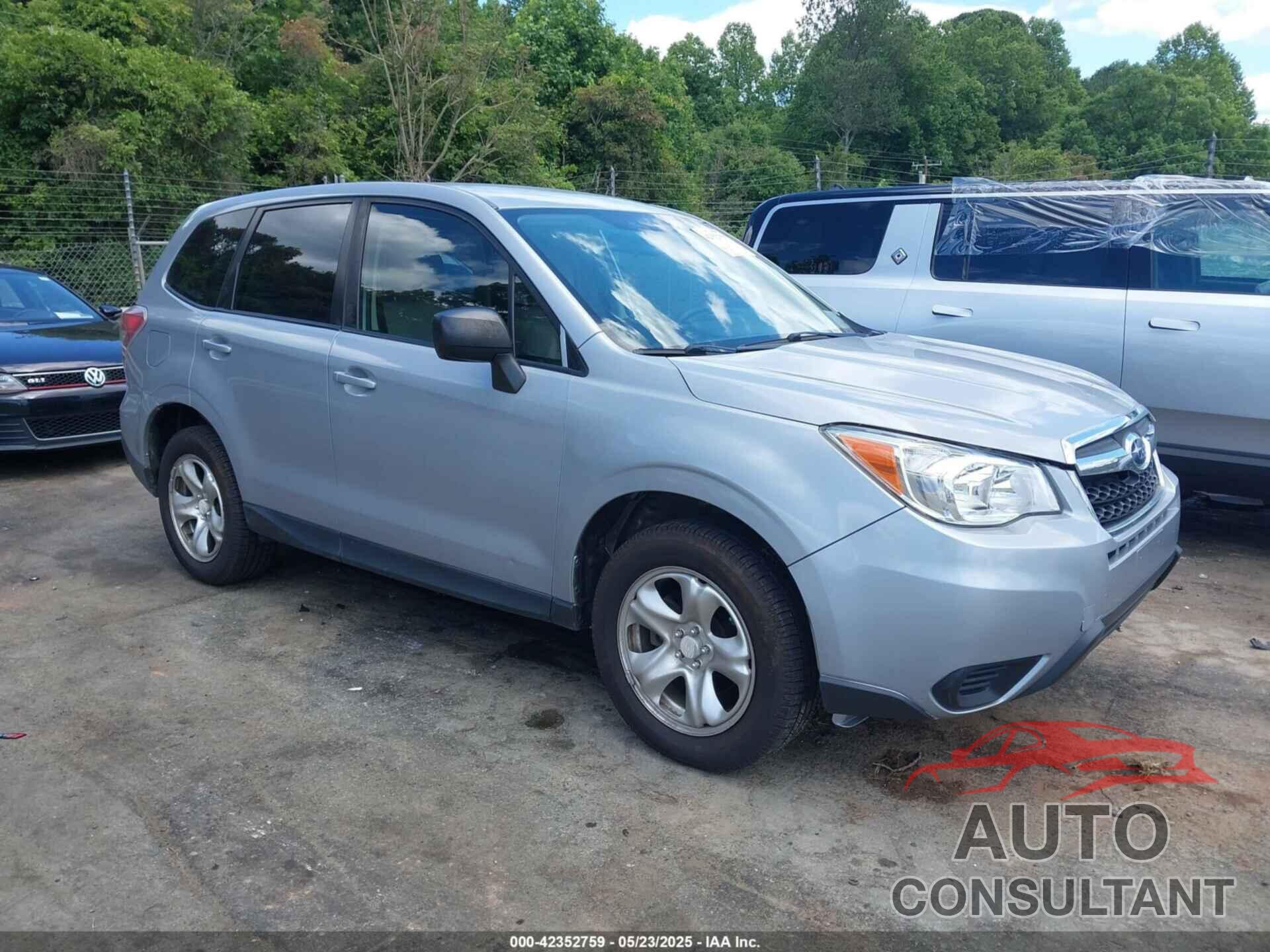 SUBARU FORESTER 2016 - JF2SJAAC5GH404042