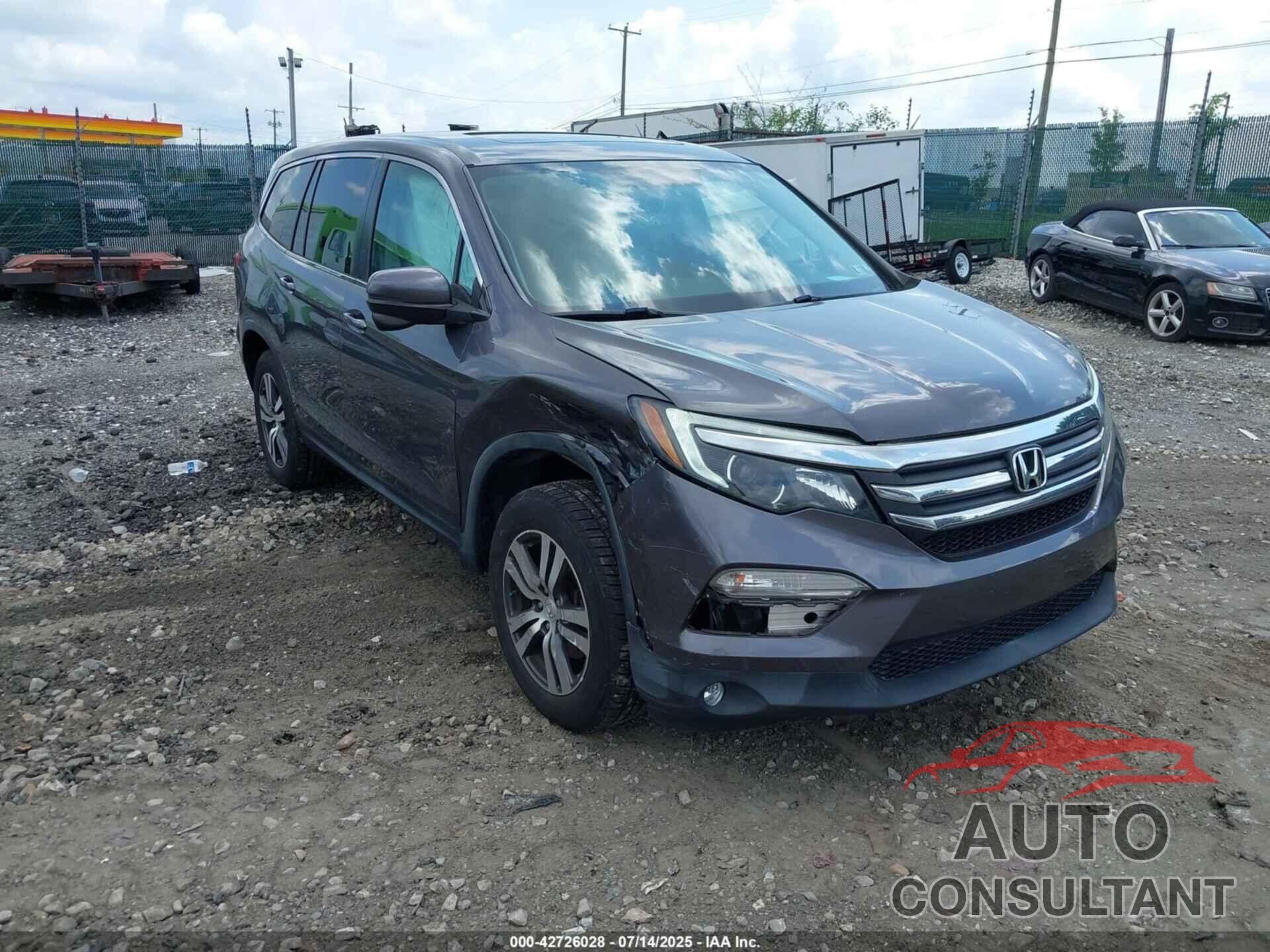 HONDA PILOT 2017 - 5FNYF6H79HB028575