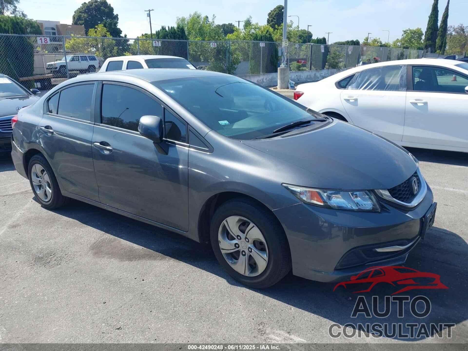 HONDA CIVIC 2013 - 19XFB2F55DE252598