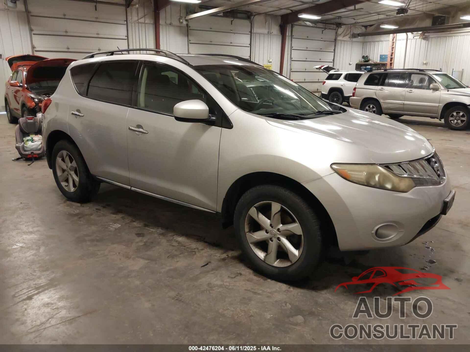 NISSAN MURANO 2009 - JN8AZ18W09W138757
