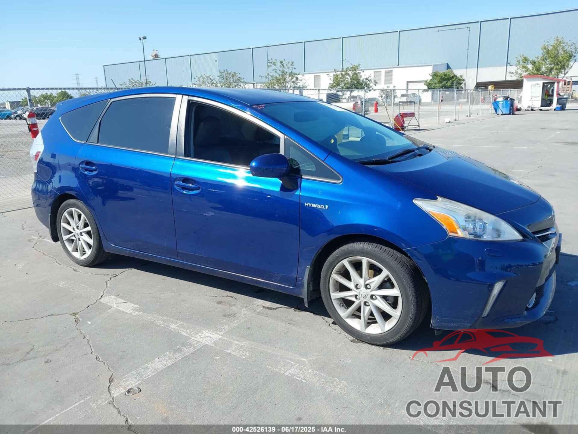 TOYOTA PRIUS V 2012 - JTDZN3EU8C3136403