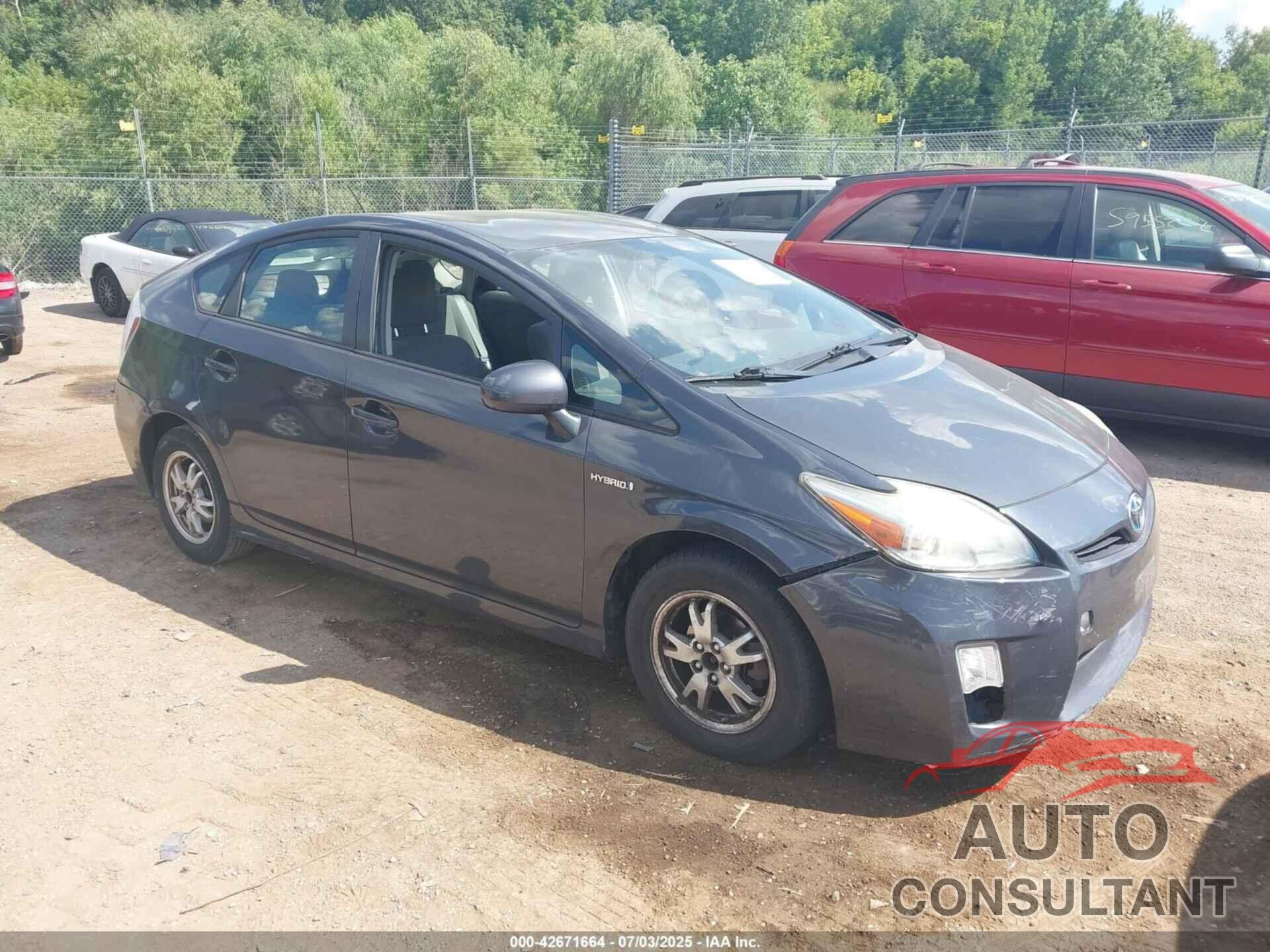 TOYOTA PRIUS 2010 - JTDKN3DU6A0140497