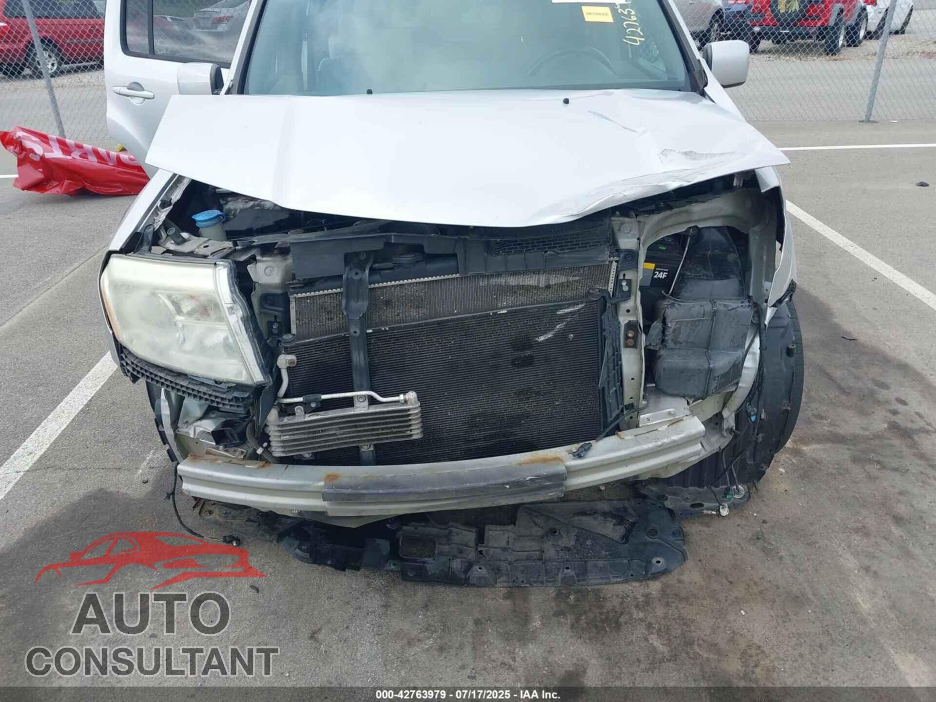 HONDA PILOT 2013 - 5FNYF4H57DB057764